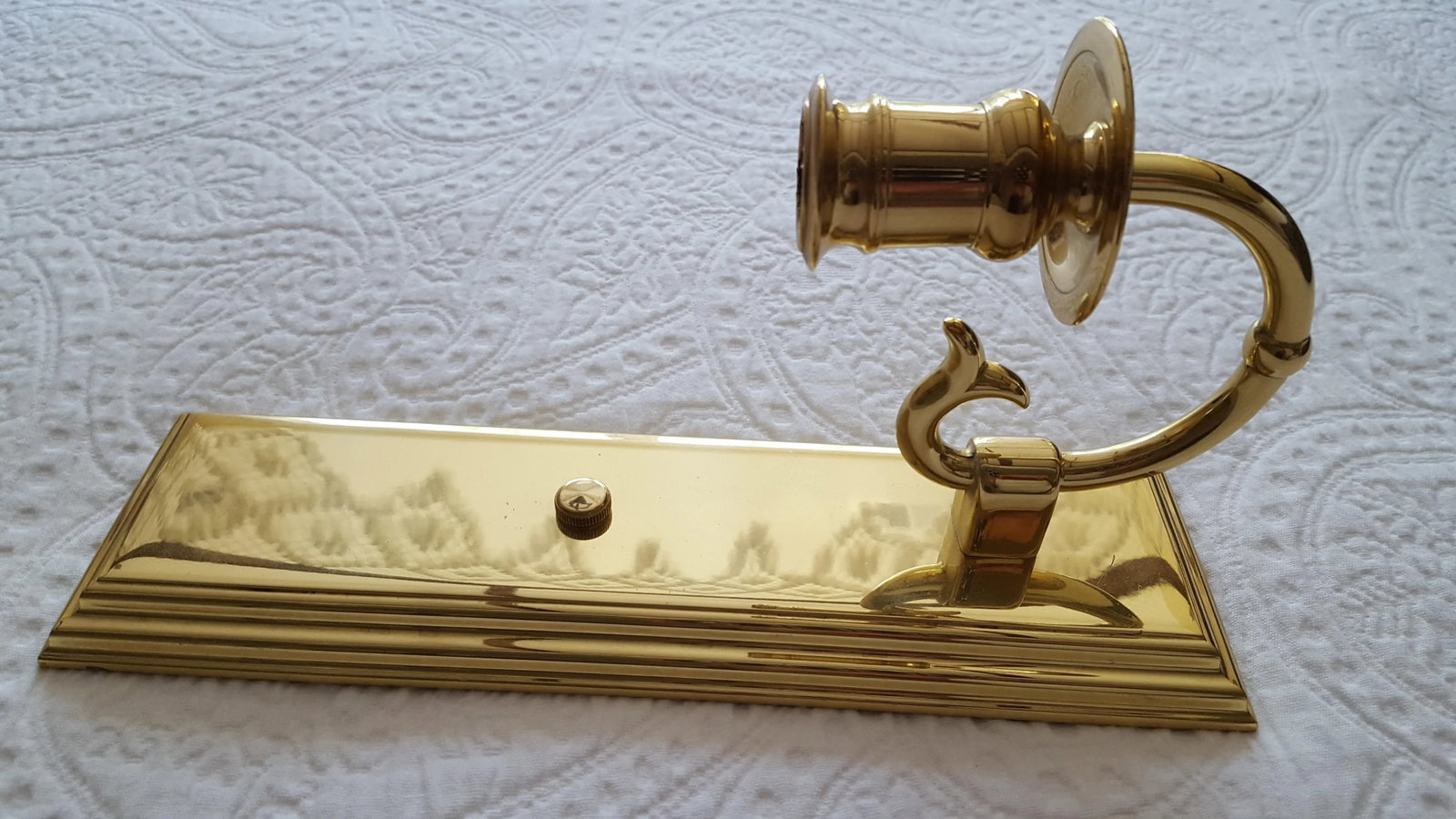 1990s Baldwin Brass Sconce - 3