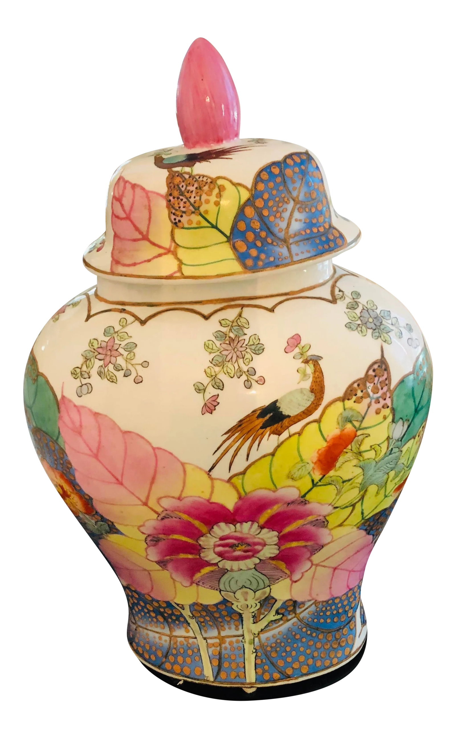 Tobacco Leaf Ginger Jar (1 of 7)