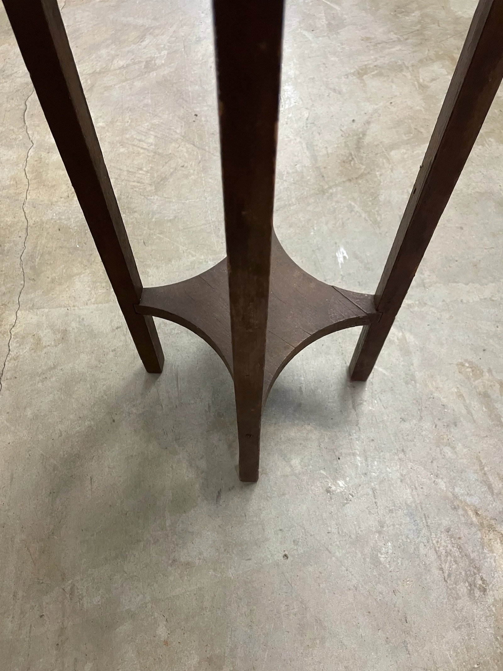 Antique Wooden Plant Stand - 3