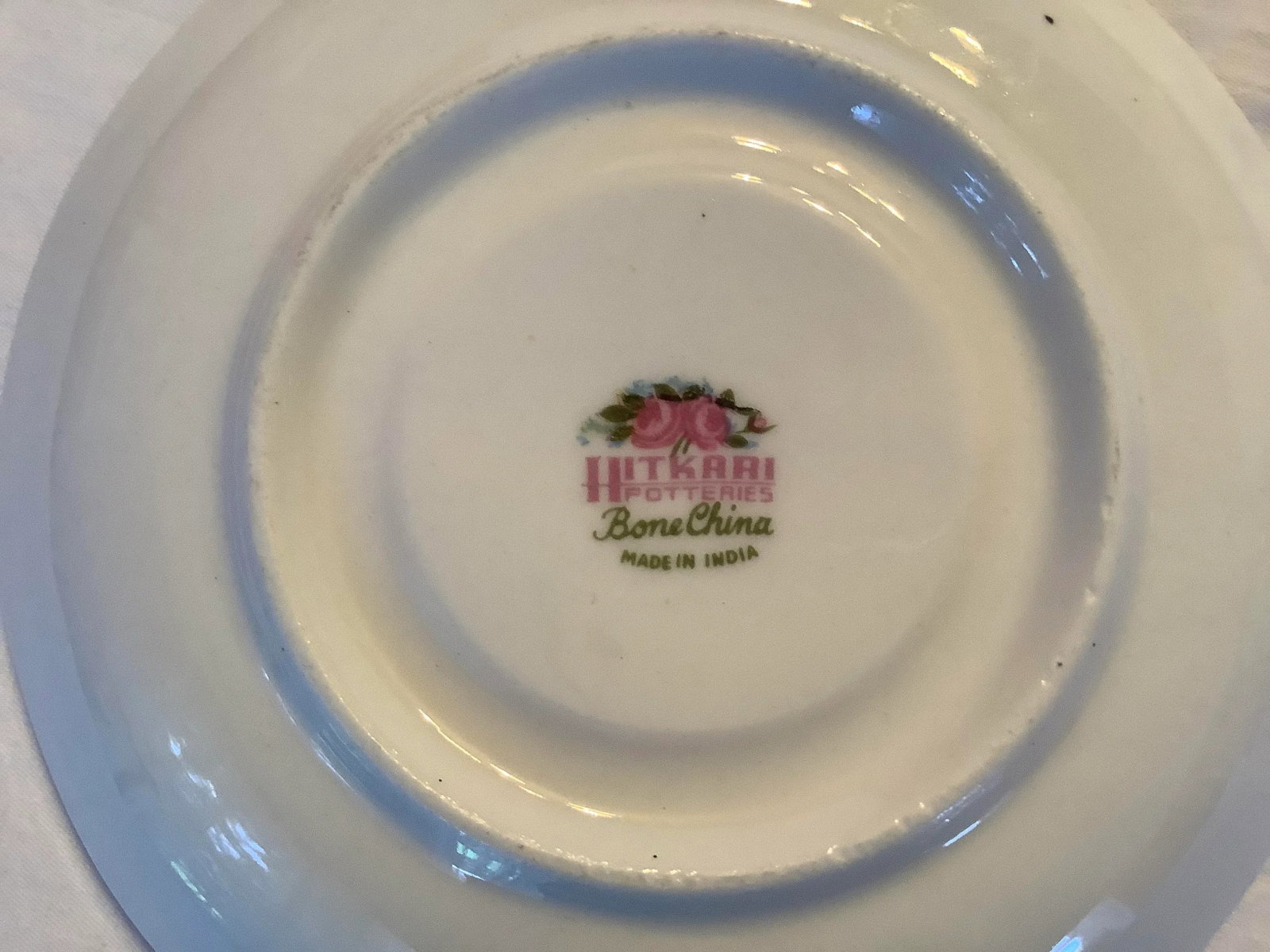 Vintage Hitkari China Blue and White Tea Cups & Saucers - Set of 14 - 12
