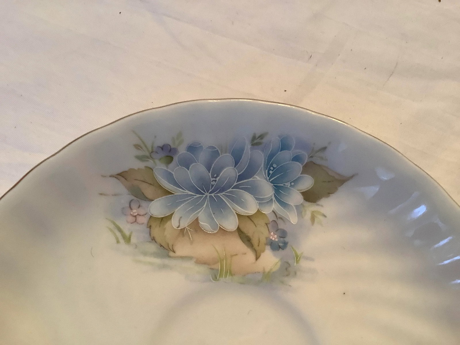 Vintage Hitkari China Blue and White Tea Cups & Saucers - Set of 14 - 7