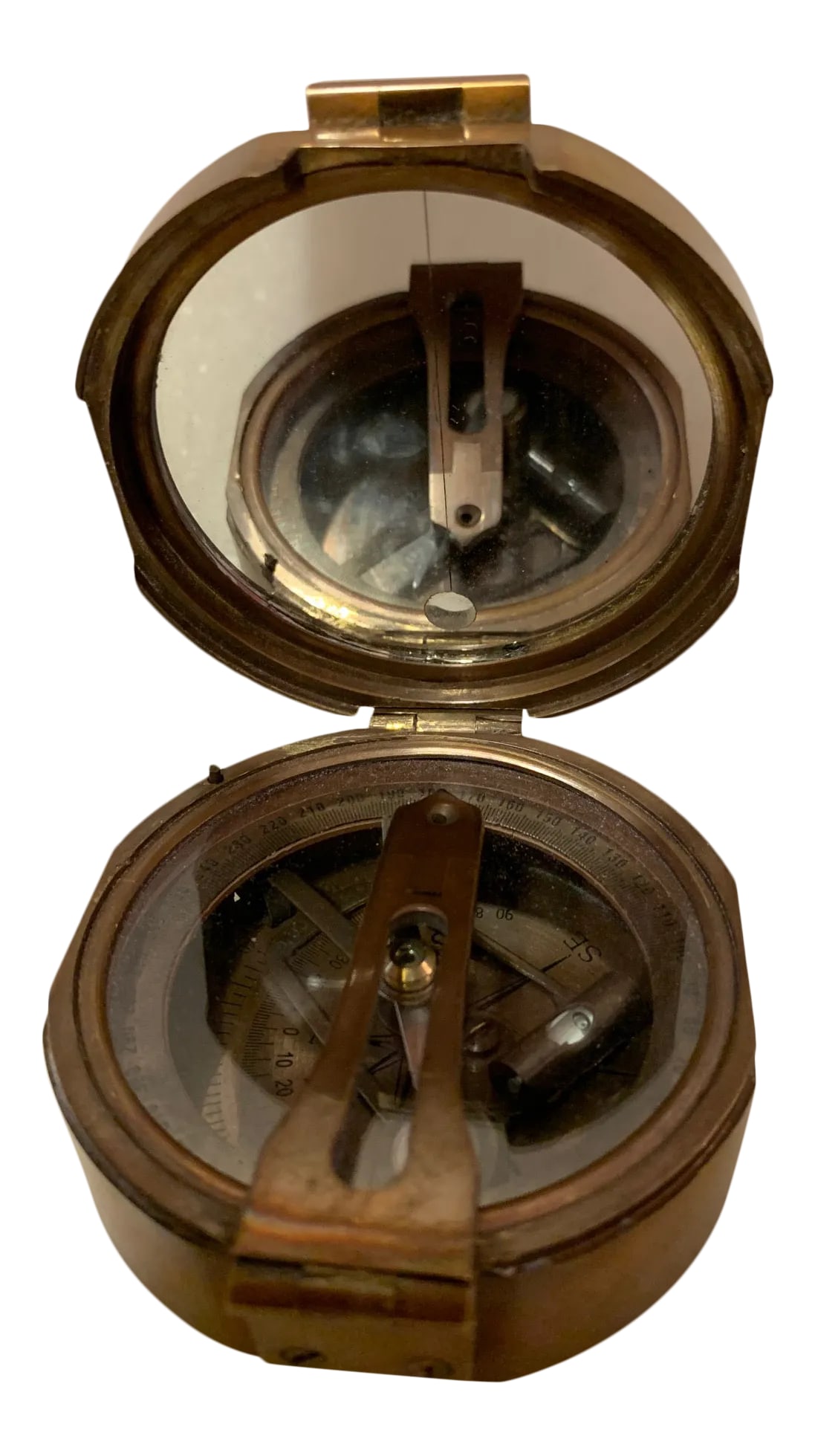 1940s Original Solid Brass Compass (1 of 10)
