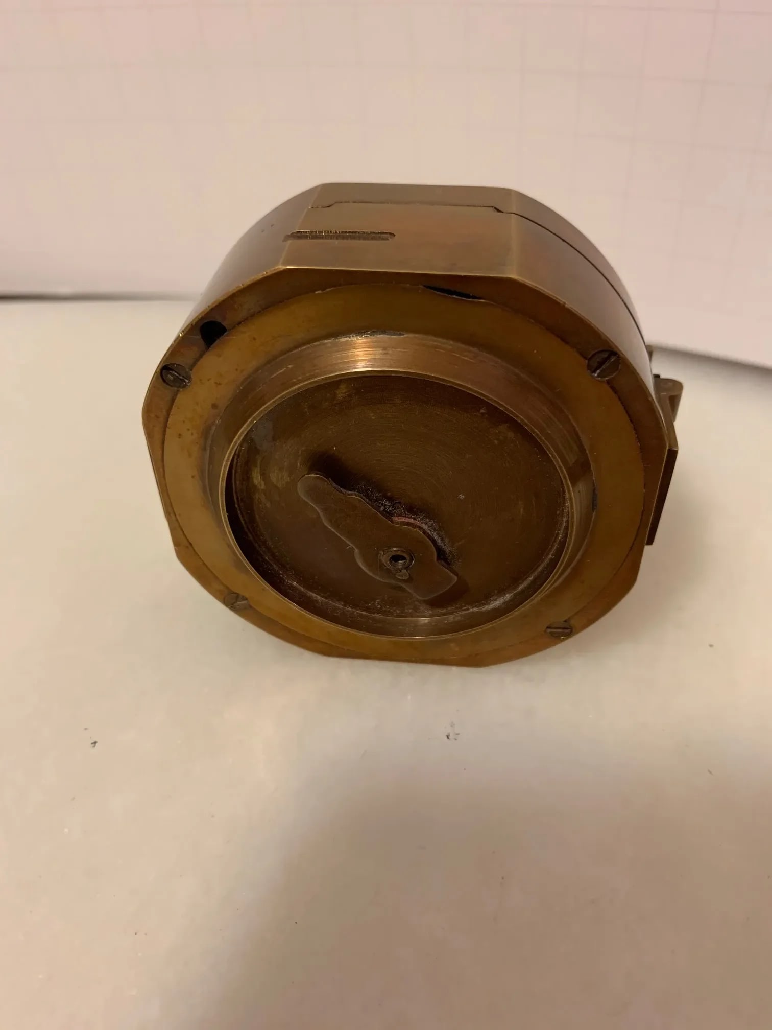 1940s Original Solid Brass Compass - 4