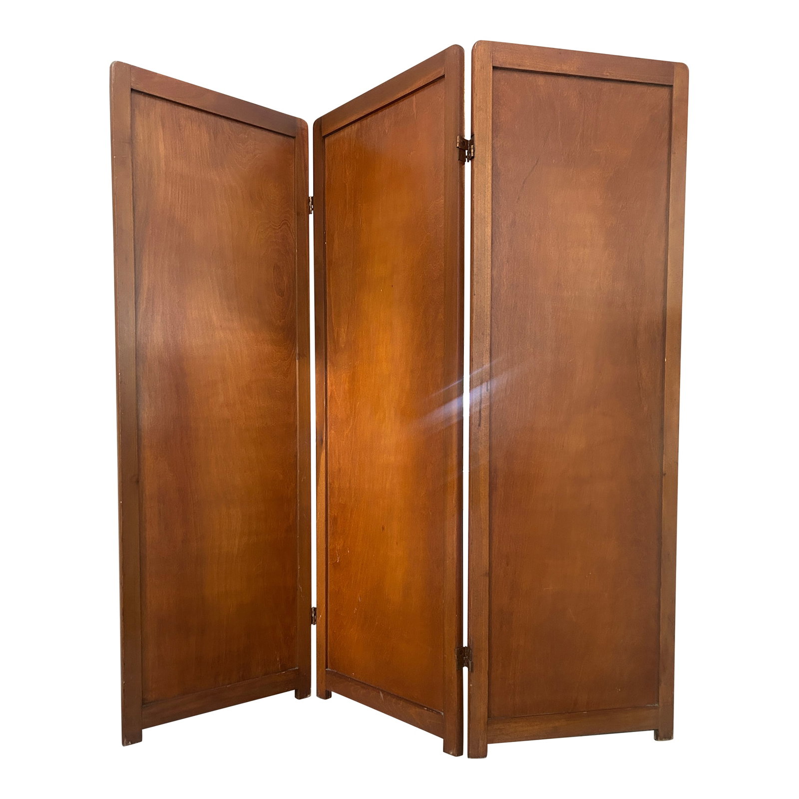 Vintage Wood Childs Room Divider: 3 18x50 panels. Has an old sticker from furniture place but it is pretty worn off. Used in our family for about five years. It now has been stored for the last 7 years and looking for a new home.