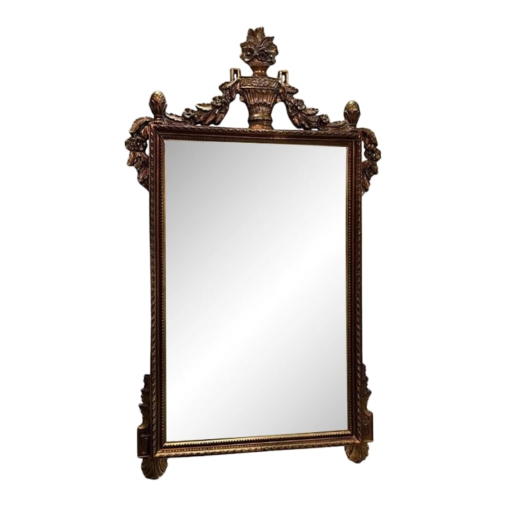 Vintage Carolina Mirror Company Giltwood Mirror in the Louis XV Style (1 of 12)