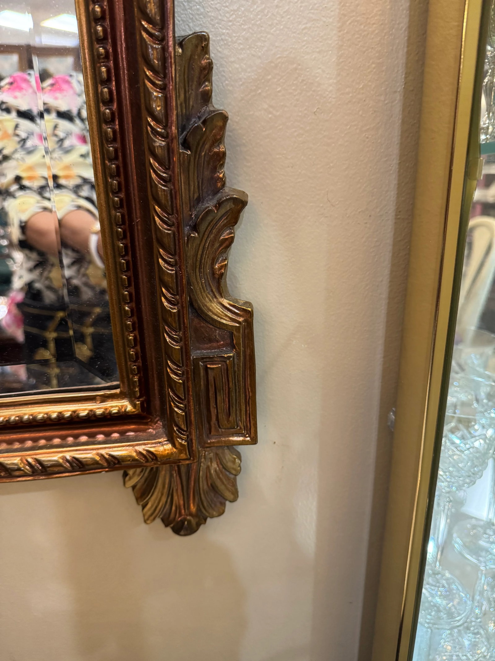 Vintage Carolina Mirror Company Giltwood Mirror in the Louis XV Style - 6