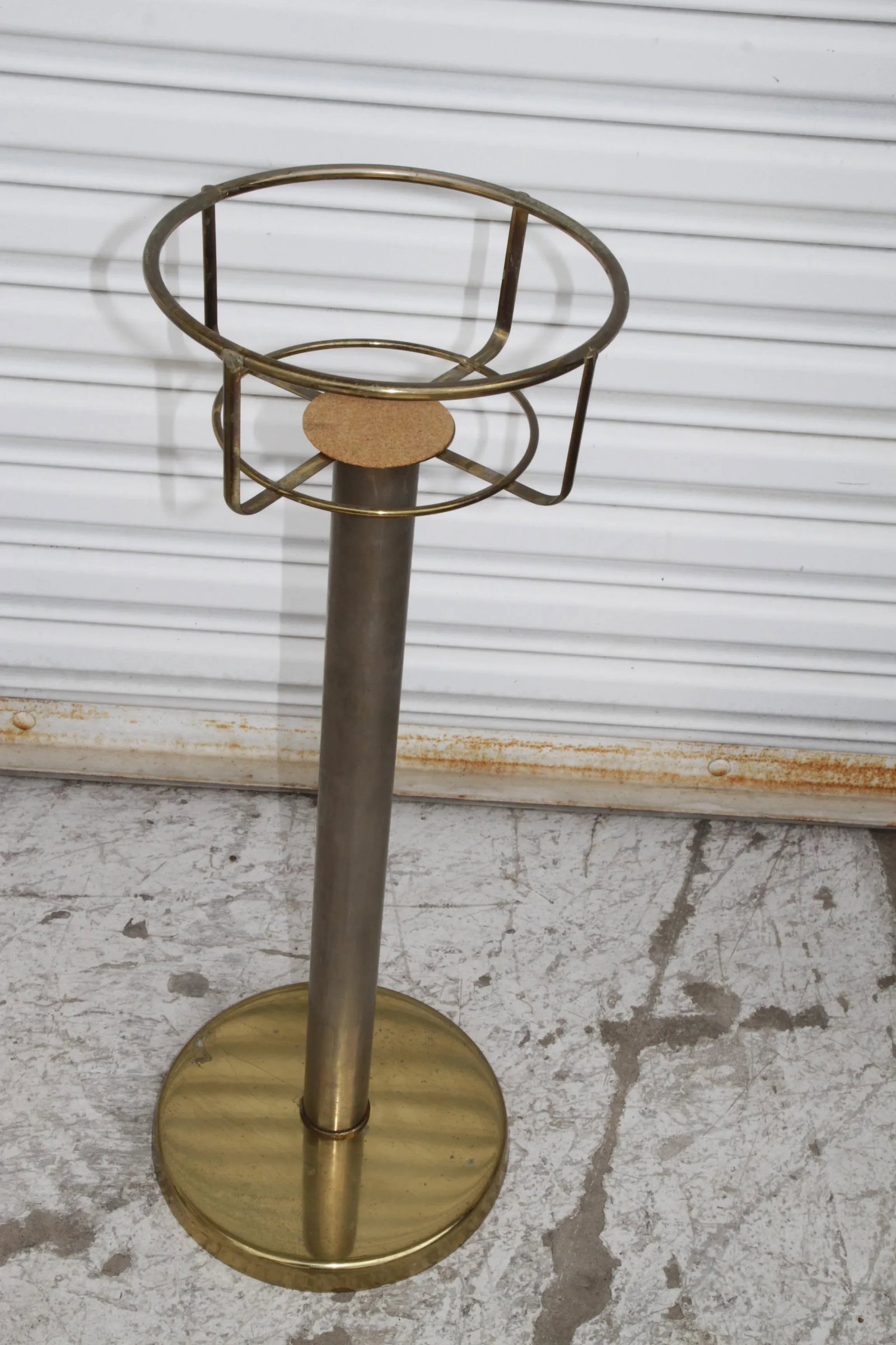 Mid 20th Century Brass Champagne & Ice Bucket Stand - 10
