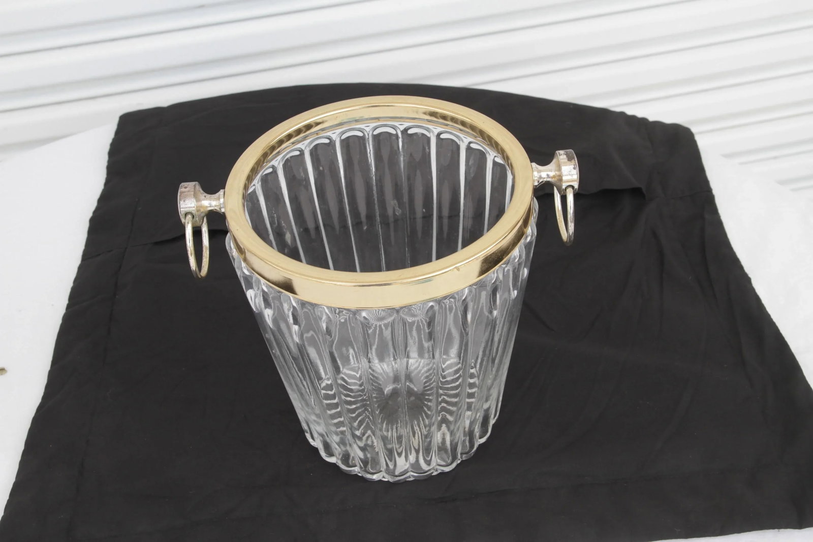 Mid 20th Century Brass Champagne & Ice Bucket Stand - 6