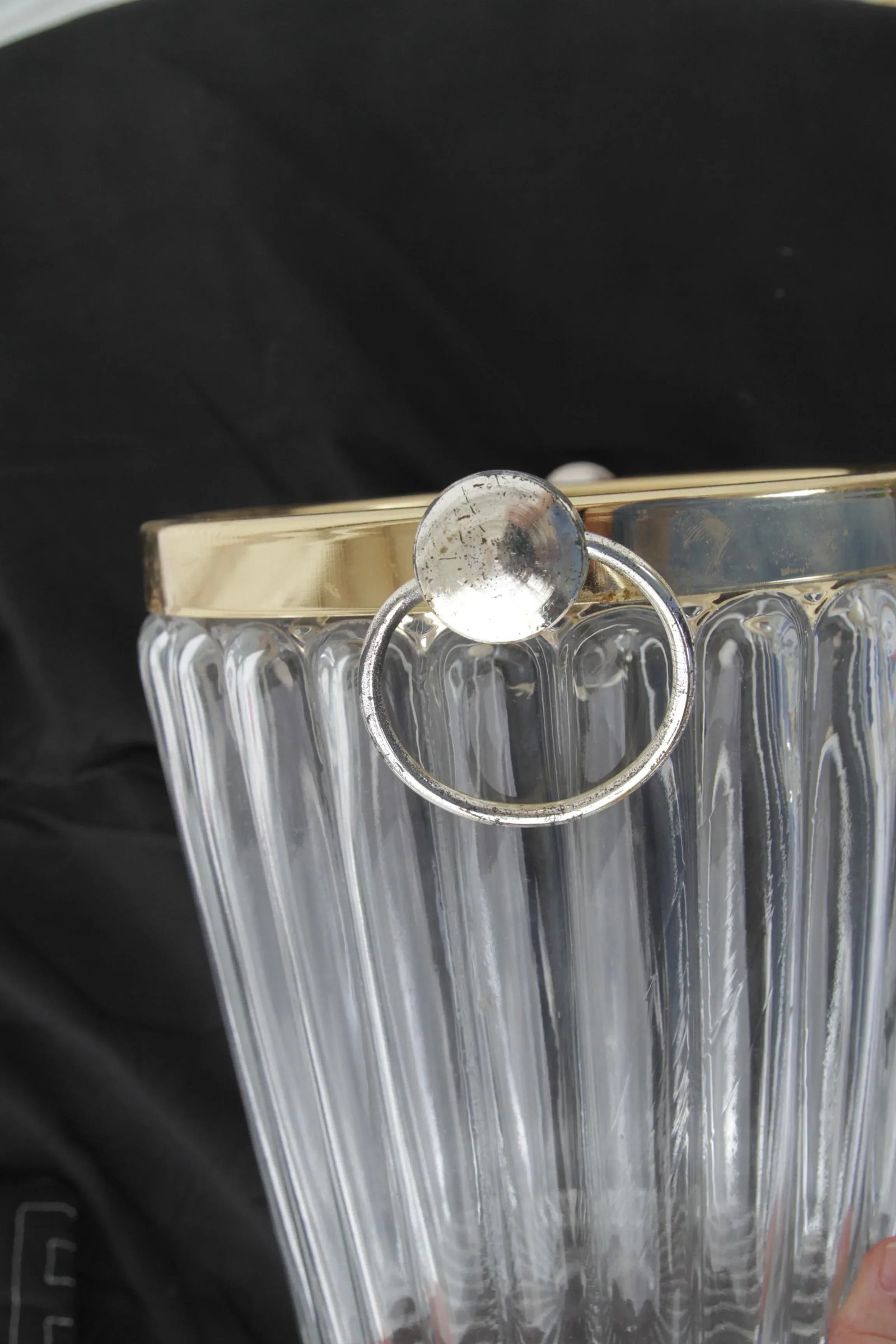 Mid 20th Century Brass Champagne & Ice Bucket Stand - 8