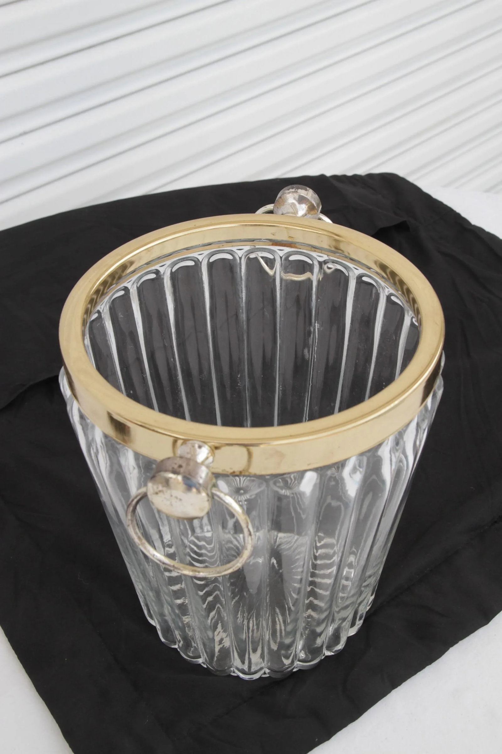Mid 20th Century Brass Champagne & Ice Bucket Stand - 9