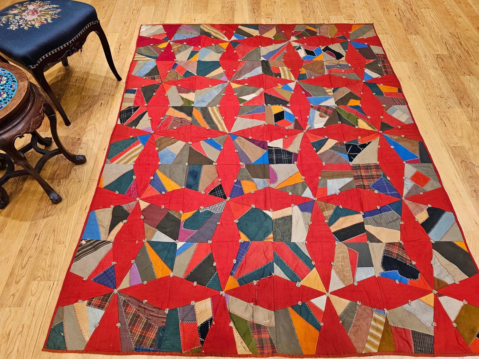 Late 19th Century Crazy Quilt - 12