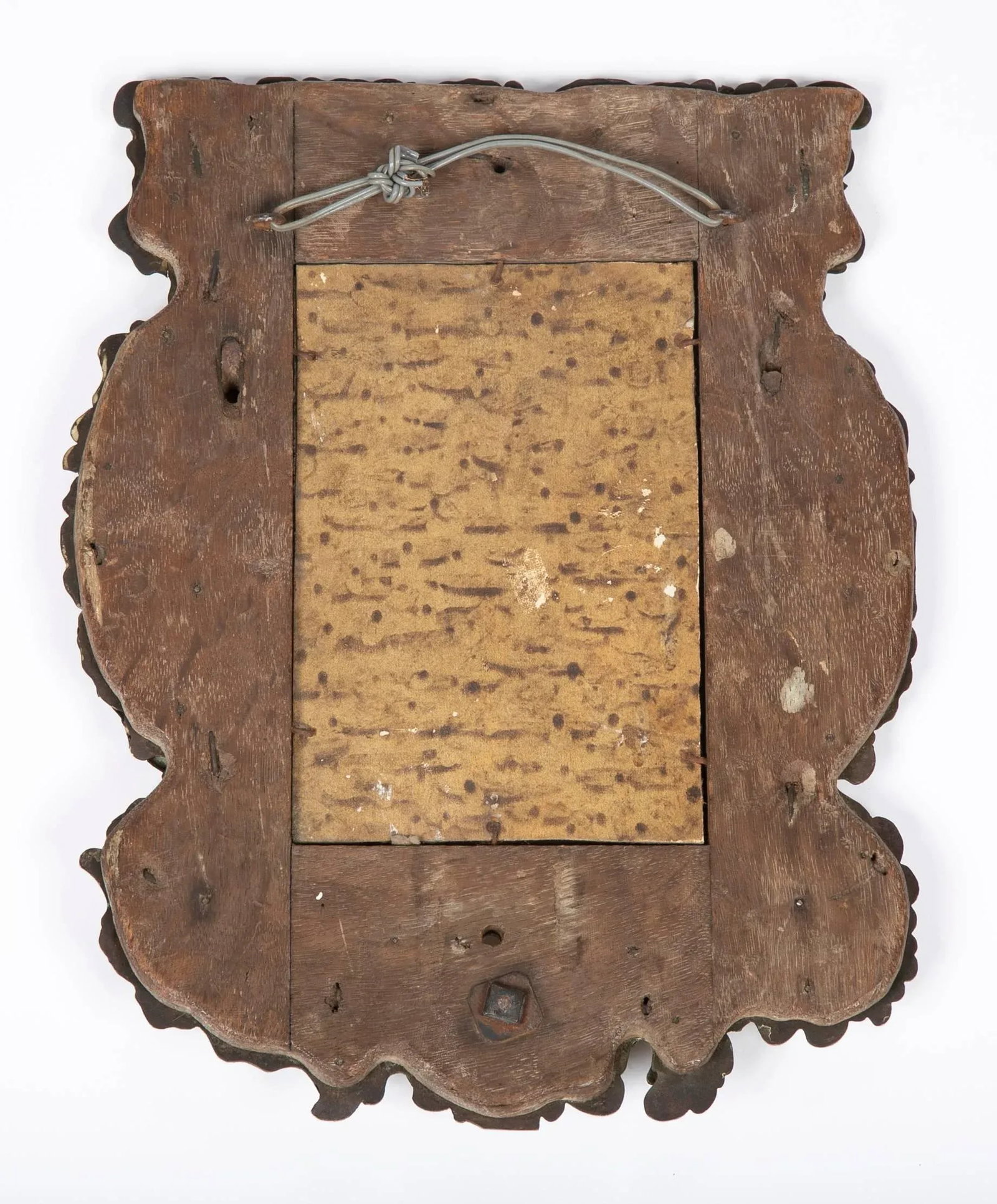 Pair of 18th Century Italian Gilt Brass and Silver Mirrors - 5