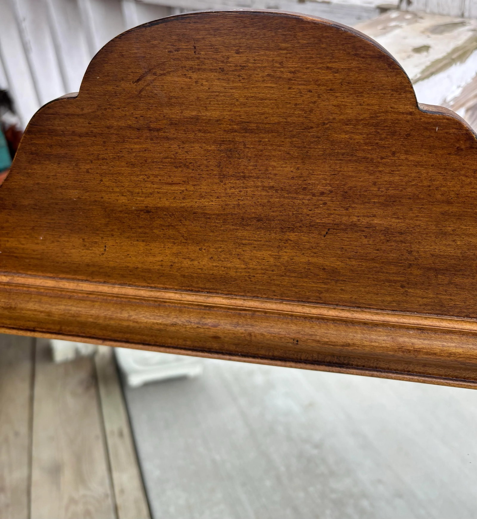 Vintage Ethan Allen Crested Nutmeg Maple Wall Mirror #18-9004 - 10