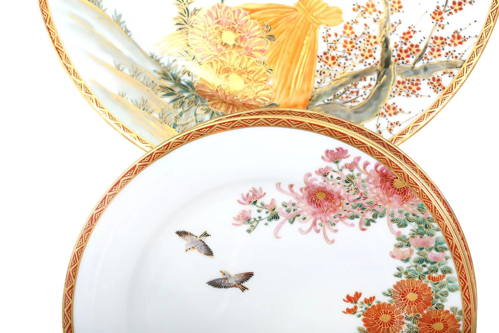 Late 20th Century Japanese Porcelain Dinner Service - 68 Pieces - 6