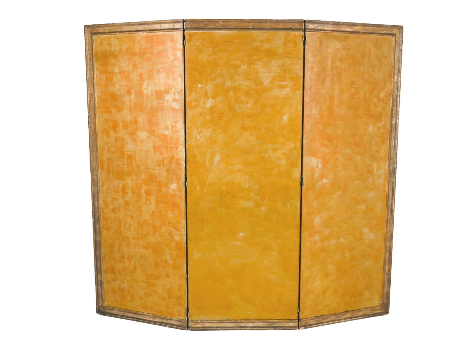 20th Century Three-Panel Gilt Folding Screen - 2