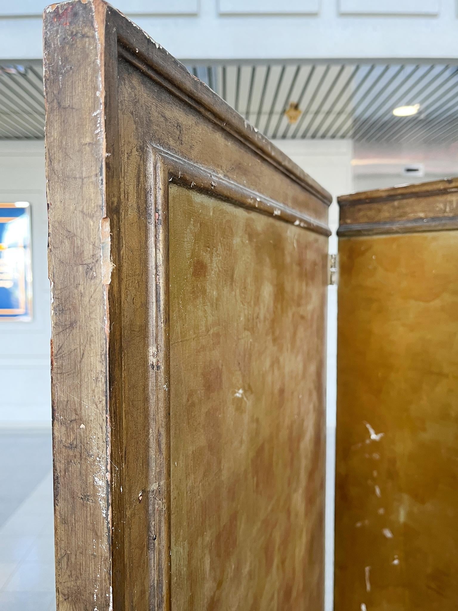 20th Century Three-Panel Gilt Folding Screen - 9