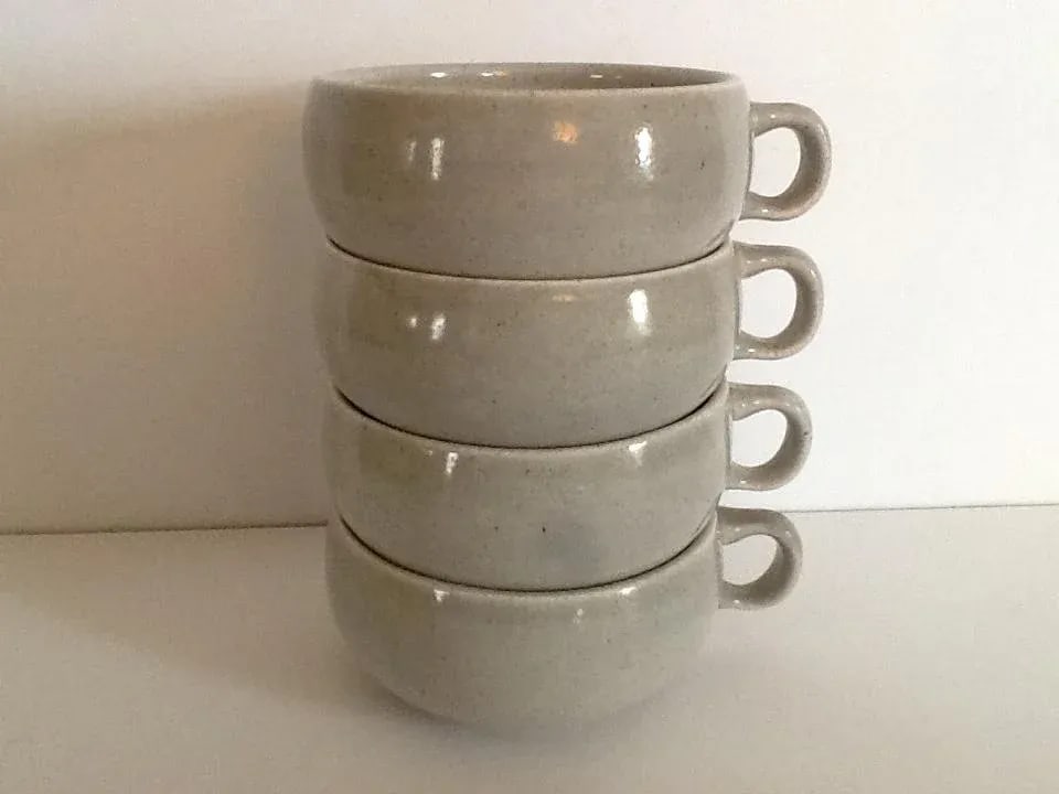 1940s Russel Wright Vintage Mid Century Steubenville American Modern Dinnerware - 60 Piece Set - 5