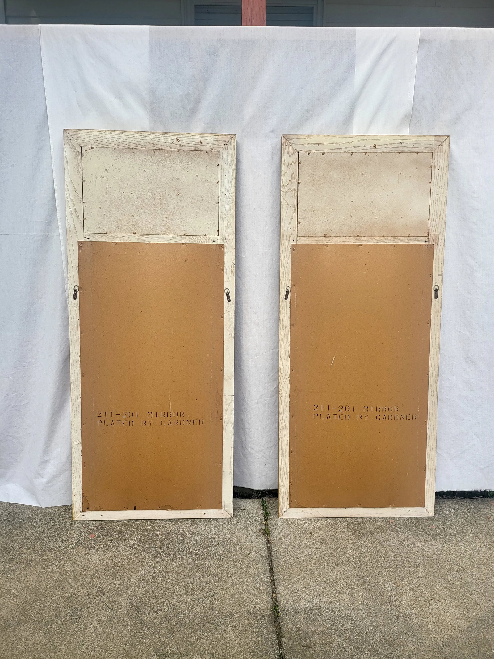 Vintage Dixie Shangri La Greek Key Faux Bamboo Mirrors-a Pair - 16