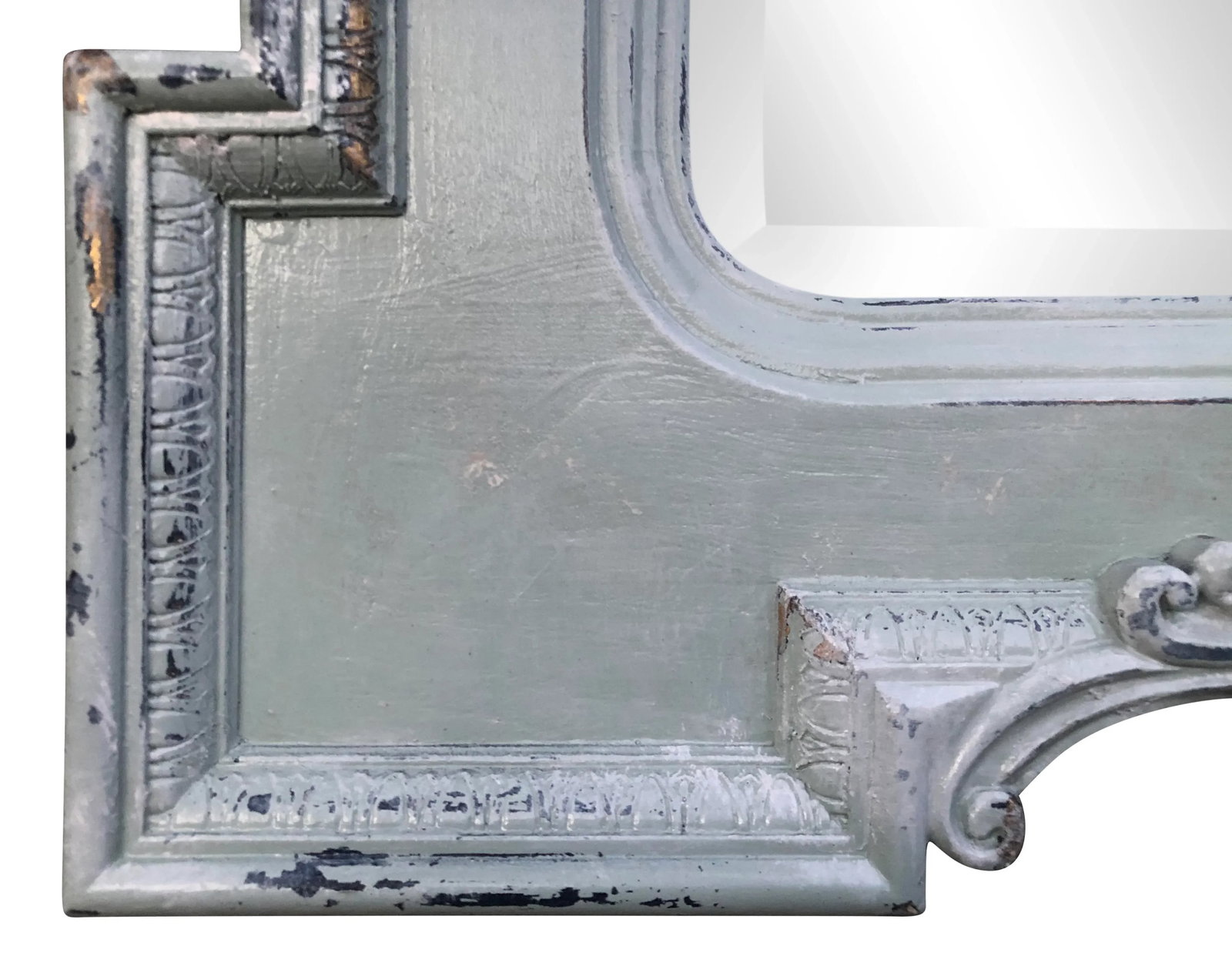 Distressed Lacquer Lexington Camden Wall Mirror - 4