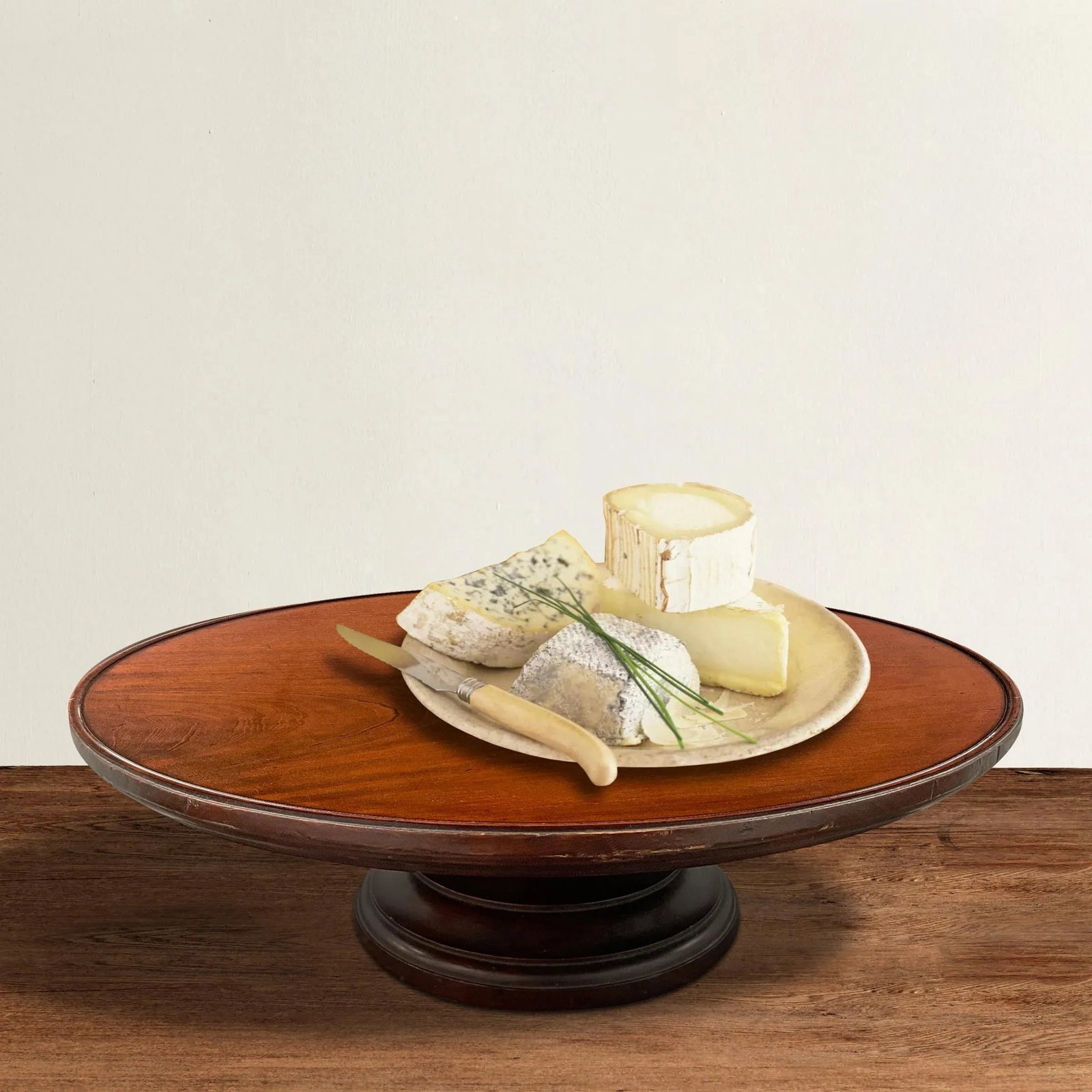 Late 19th Century English Mahogany Lazy-Susan - 2