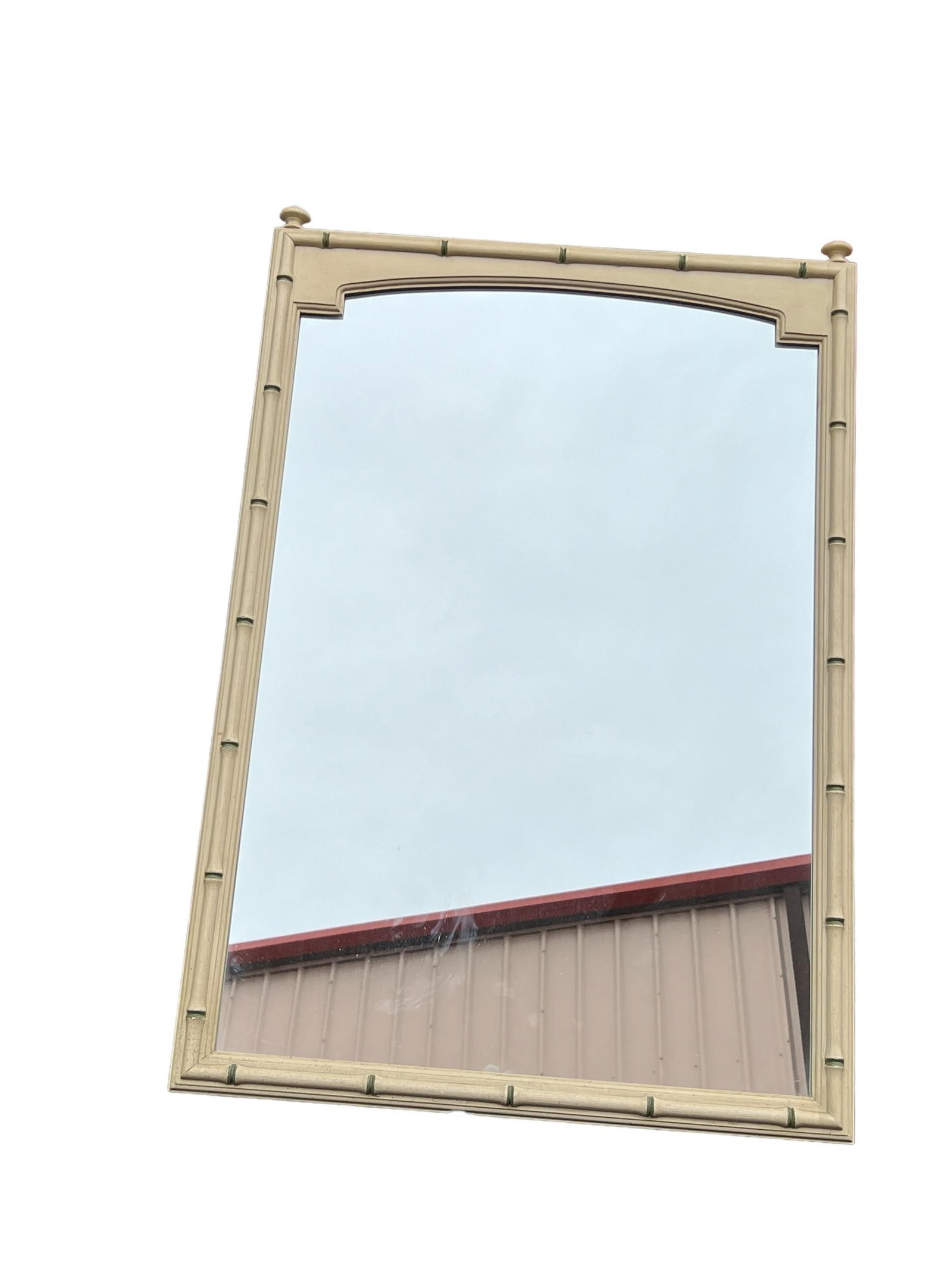 Faux Bamboo Mirror Thomasville Allegro - 5