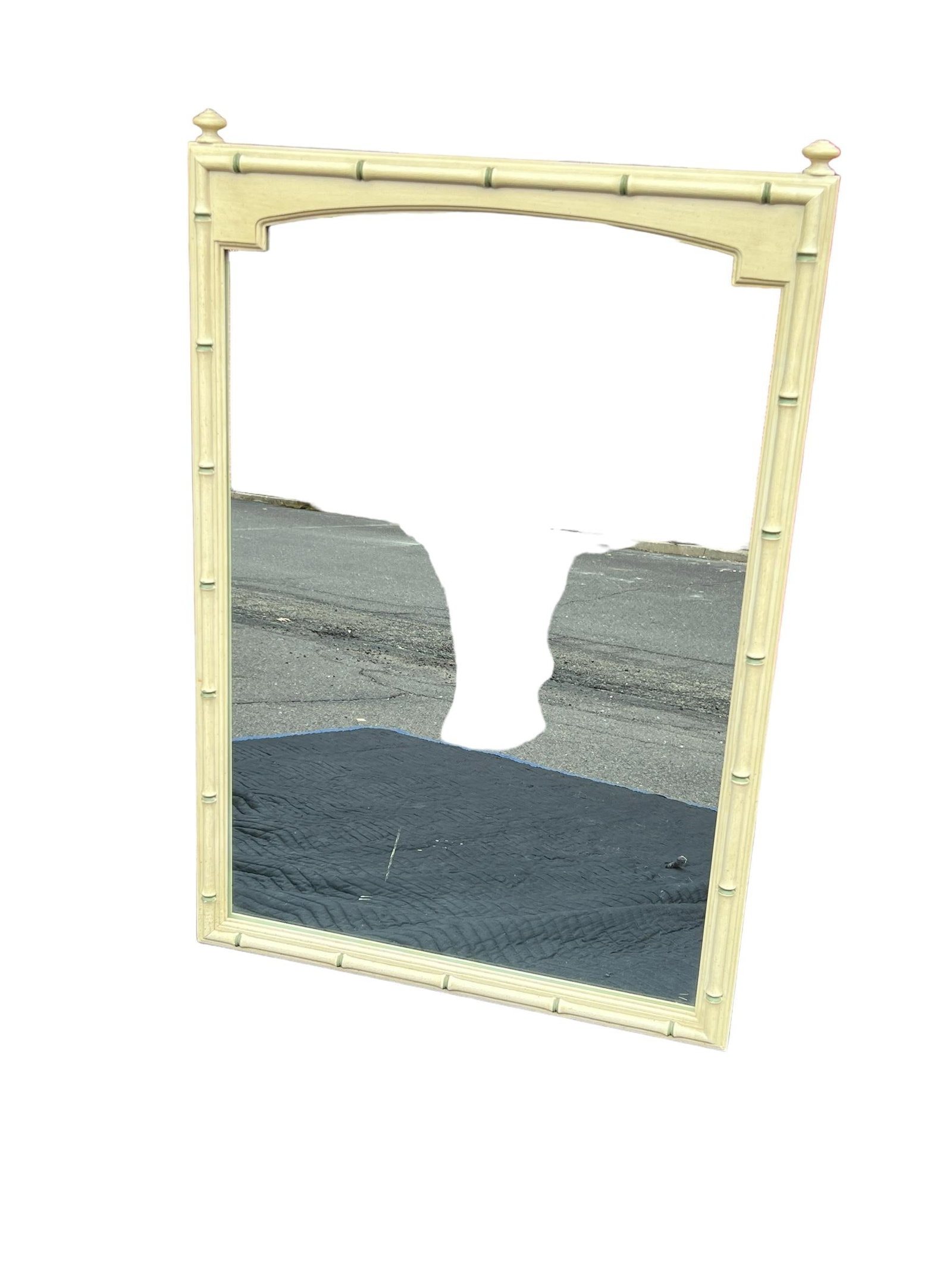 Faux Bamboo Mirror Thomasville Allegro - 8
