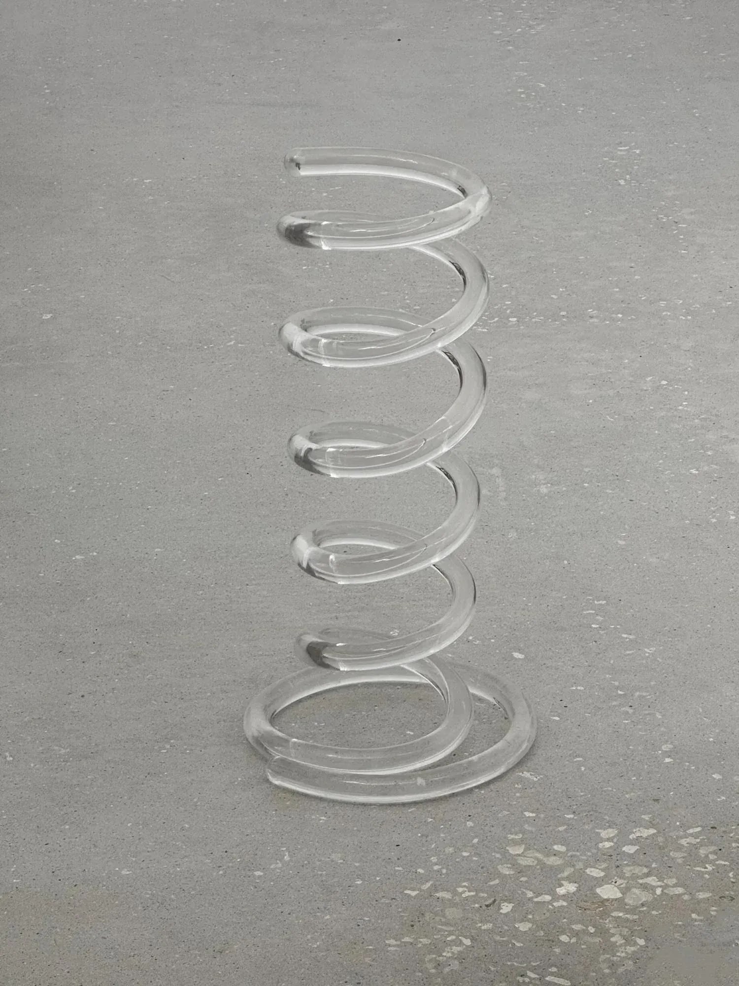 Lucite Spiral Umbrella Stand - 4