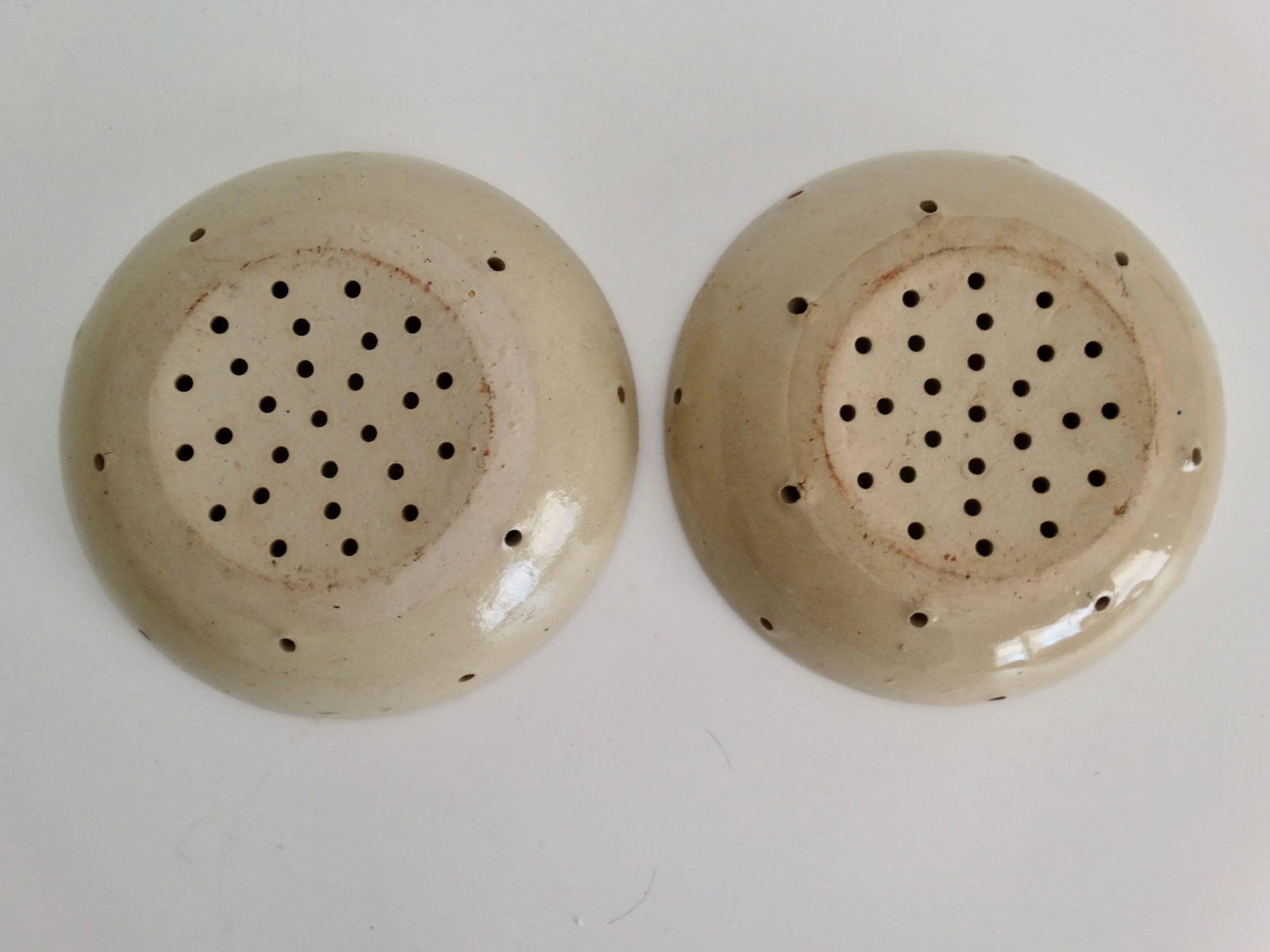 19th-Century French Cheese Mold Moule A Fromage, Pair - 6
