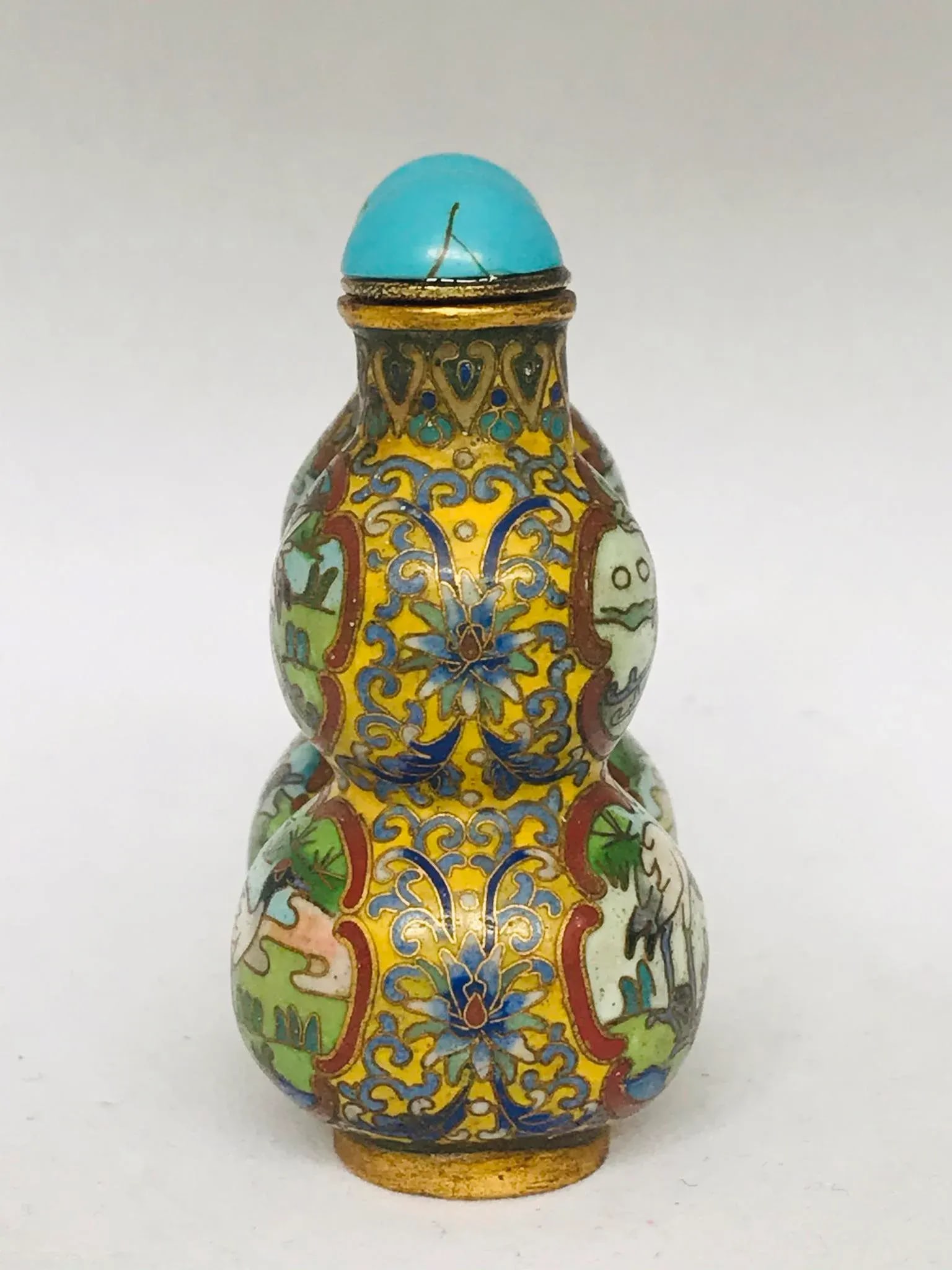 1920s Twin Double Gourd Snuff Bottles - 6