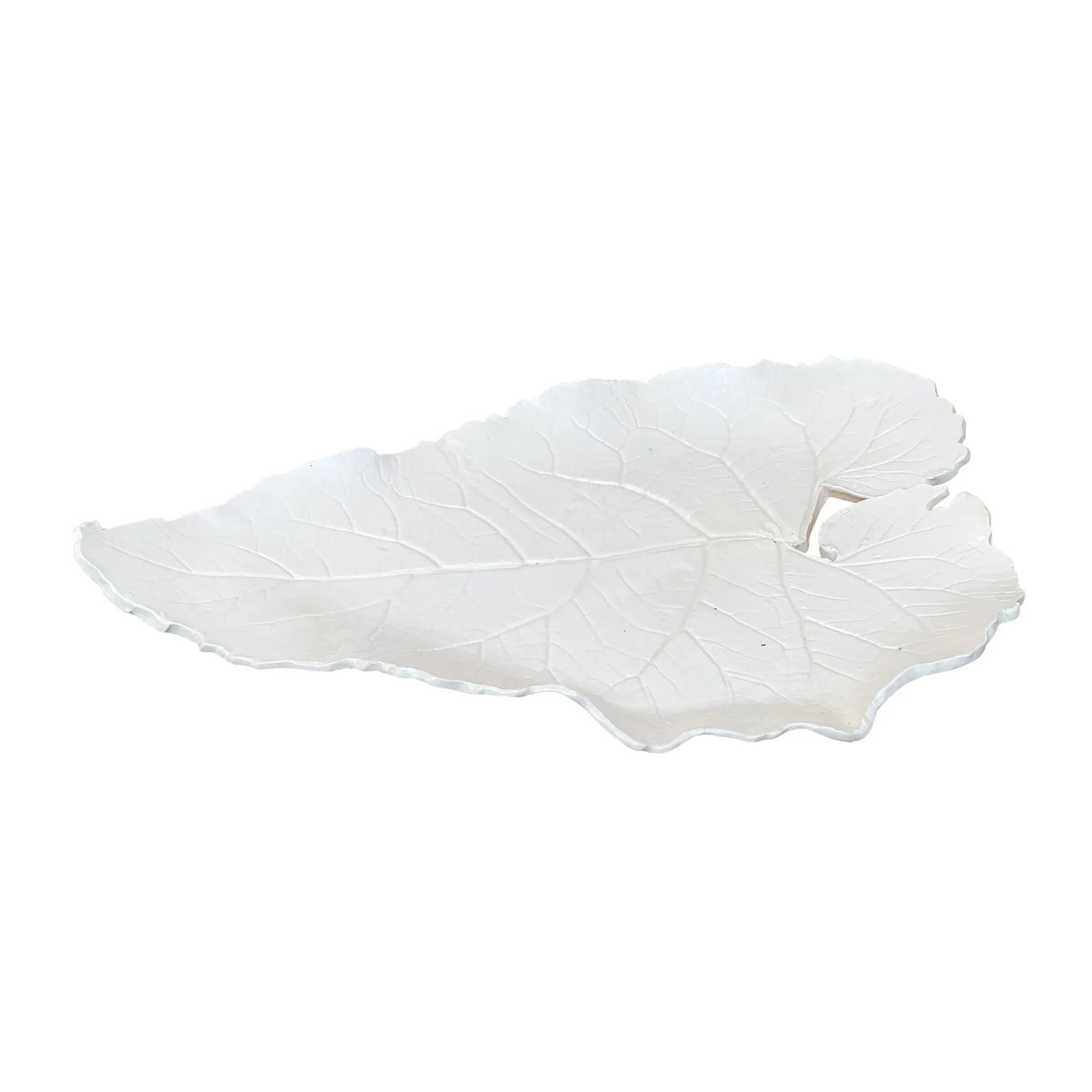 Large Porcelain Leaf Platter - 3
