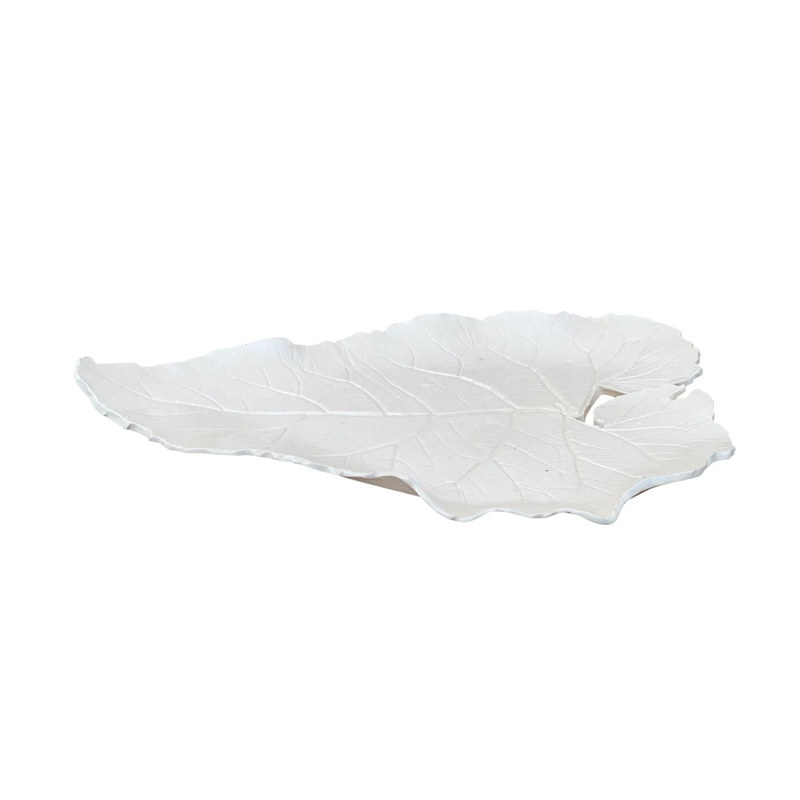 Large Porcelain Leaf Platter - 4