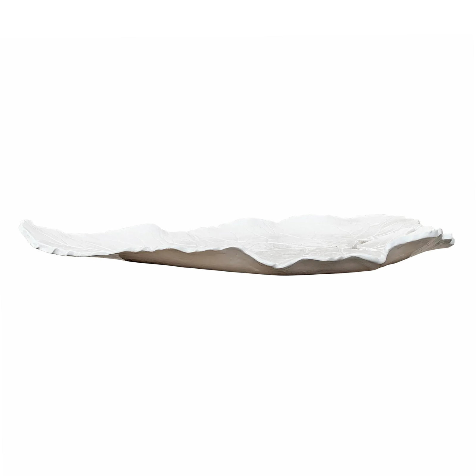 Large Porcelain Leaf Platter - 5