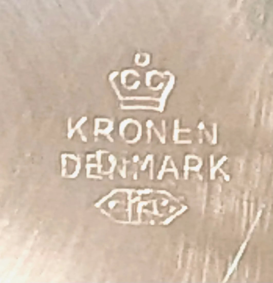 Danish MCM Silver Plate Chargers, Set of 8 - 5