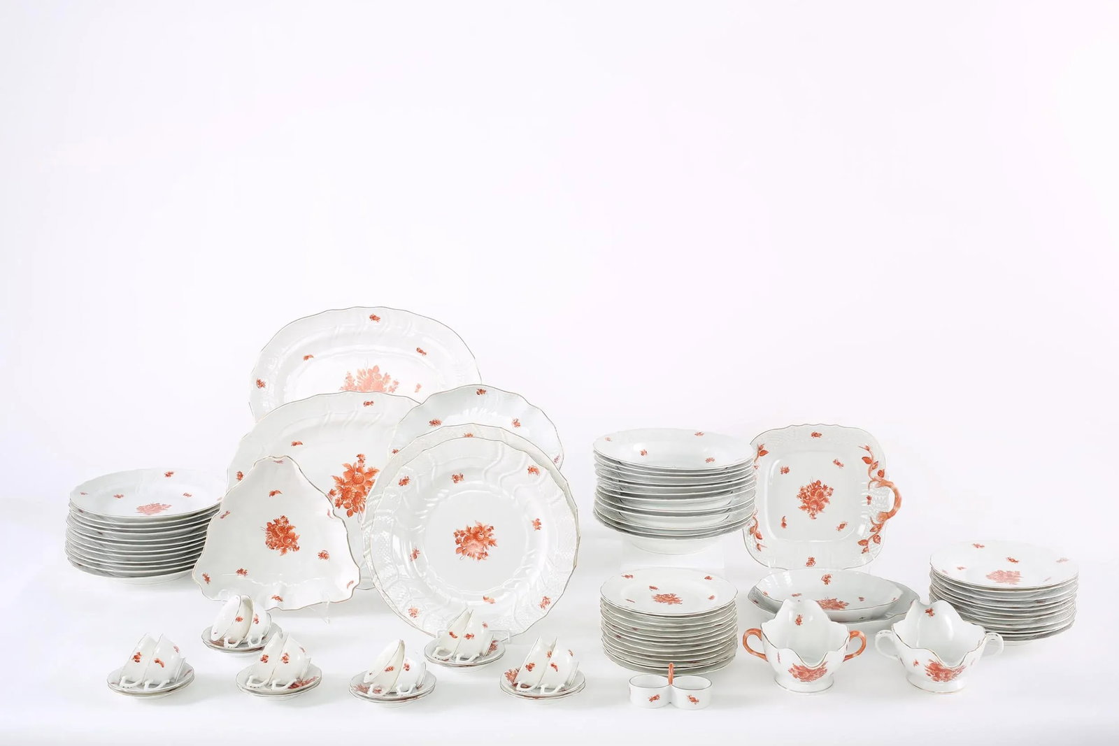 Mid 20th Century Herend Hungarian Dinner Service - 87 Pieces - 8