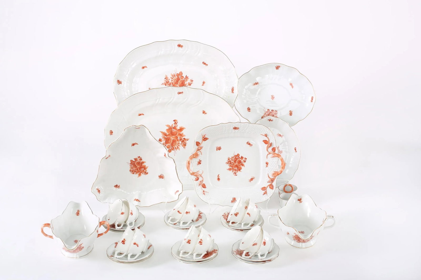 Mid 20th Century Herend Hungarian Dinner Service - 87 Pieces - 9