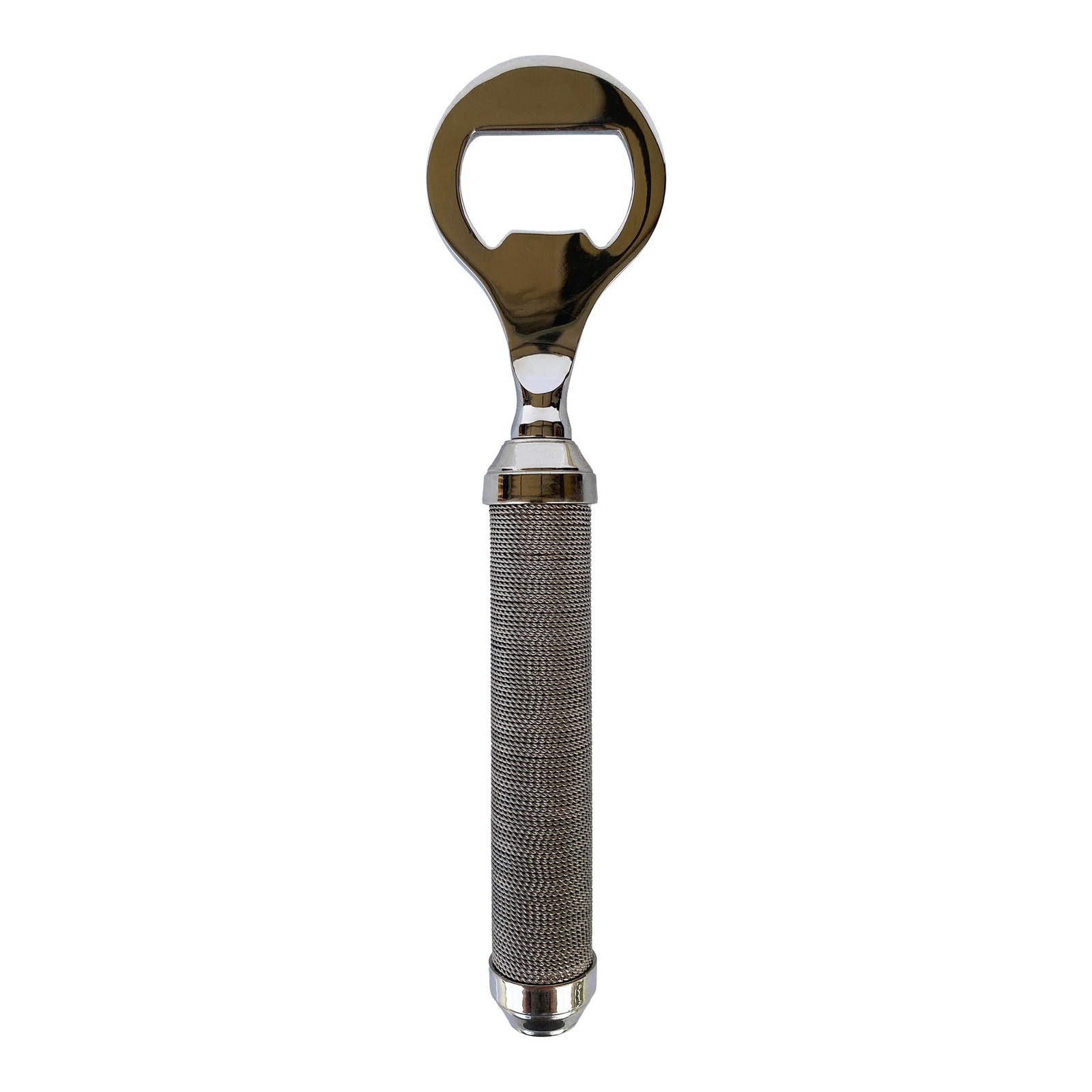 Polished-Nickel Ralph Lauren Bottle Opener With a Story to Tell!: A RALPH LAUREN bottle opener with an entertaining story to tell! Originally owned by Janyra Jasan (aka Jeanette Johnson), Ralph Lauren's influential design development executive for 20+ years (until