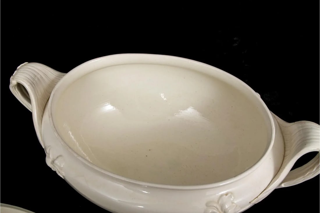 Large Early 19th Century Wedgwood Creamware Tureen - 6
