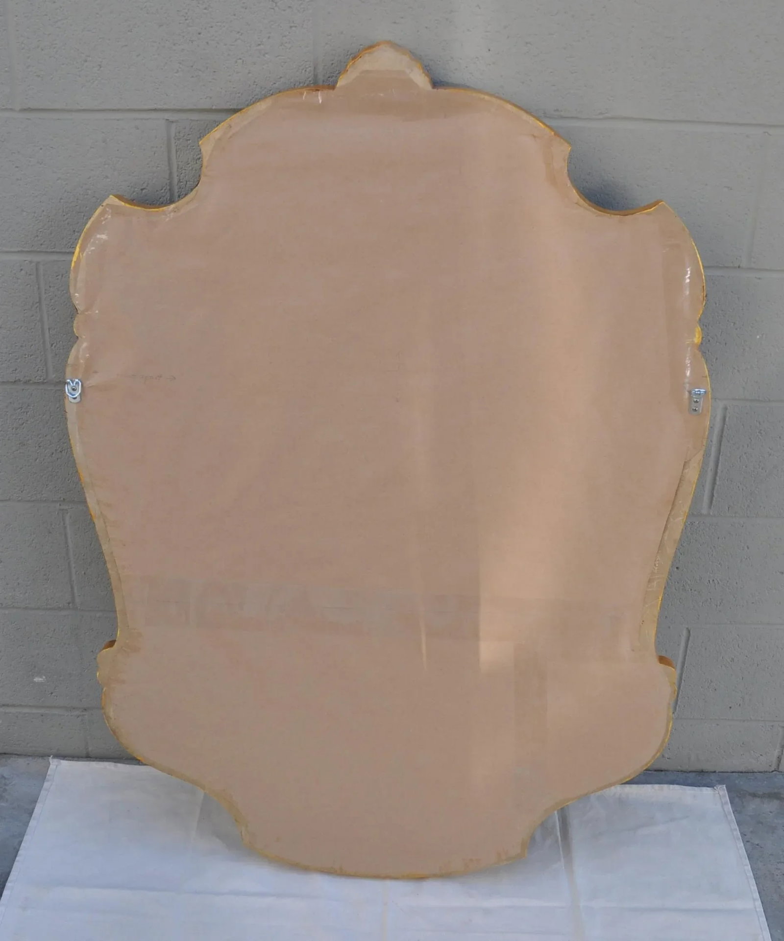 Large 1970s Gold Framed Wall Mirror - 4