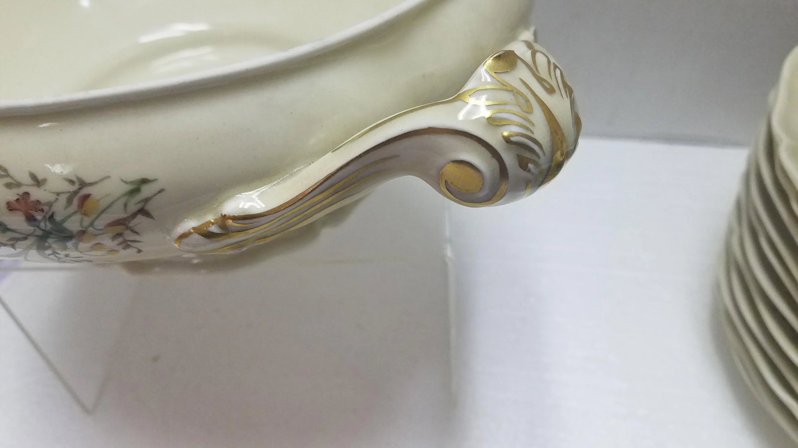 1950s French Limoges Porcelain Dinnerware Set- 26 Pieces - 8