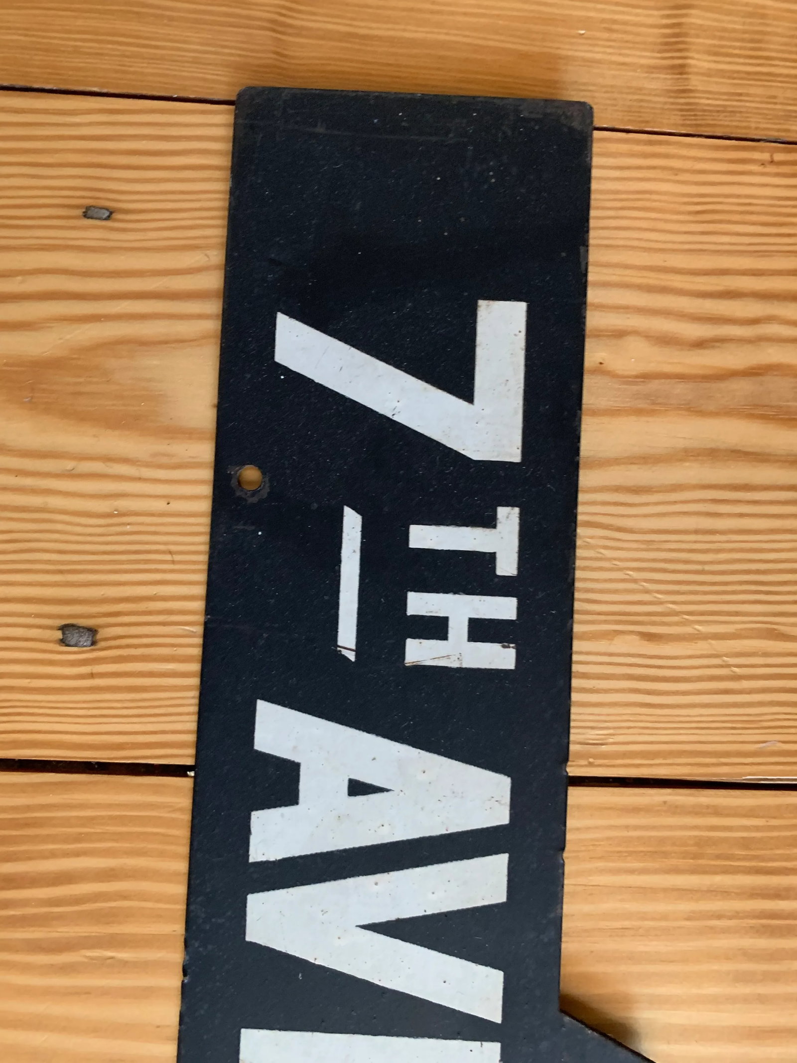 Vintage New York City Subway Car Metal Sign - 4