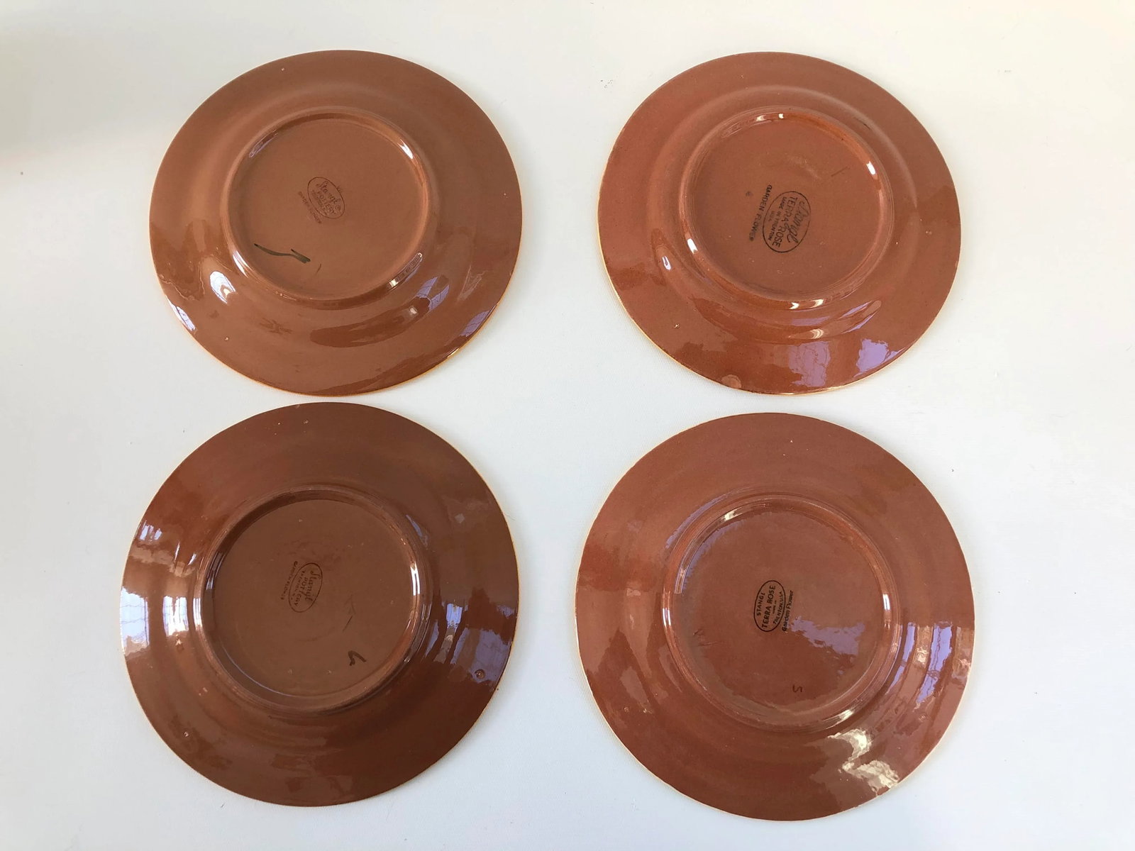 Vintage Midcentury Stangl Pottery Garden Flower Dinner Plates - Set of 12 - 10