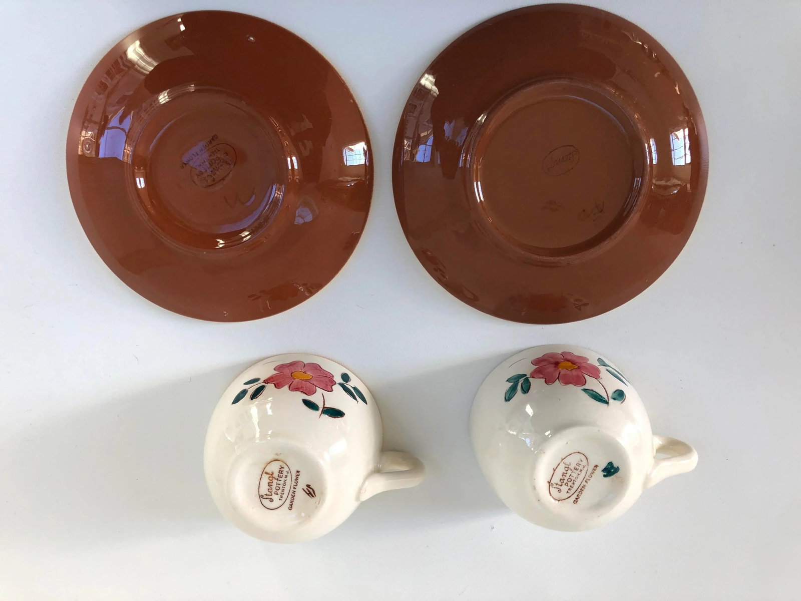 Vintage Midcentury Stangl Pottery Garden Flower Dinner Plates - Set of 12 - 12