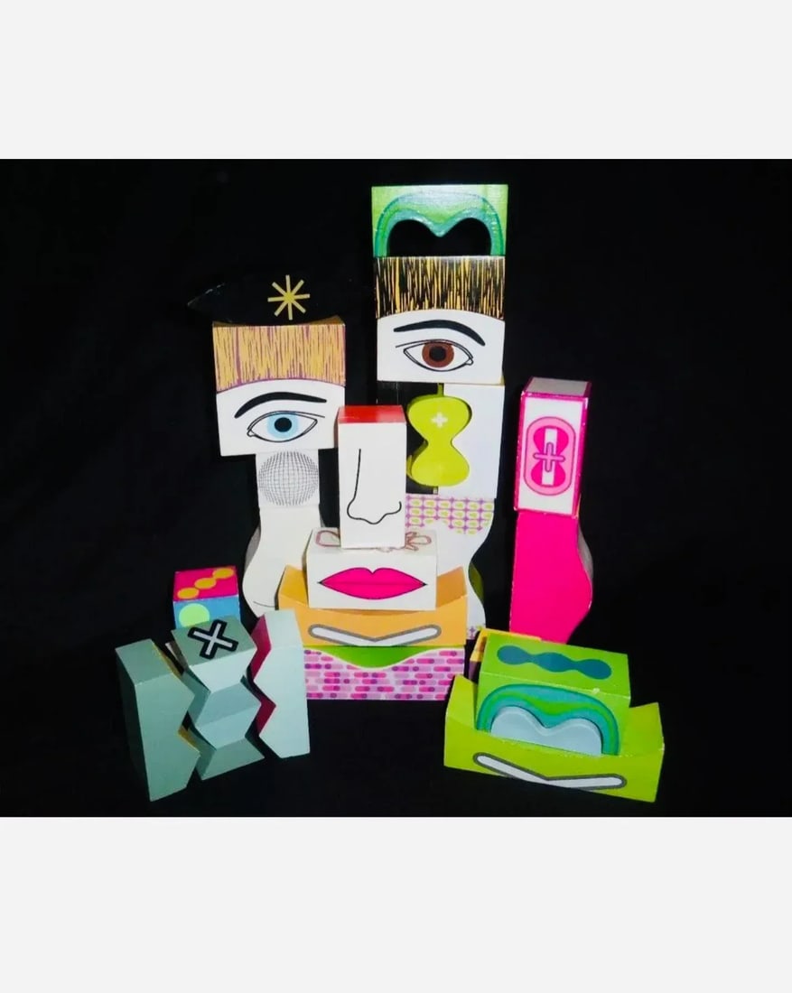 1990s Design Blocks by Karim Rashid for Bozart Toys - 11