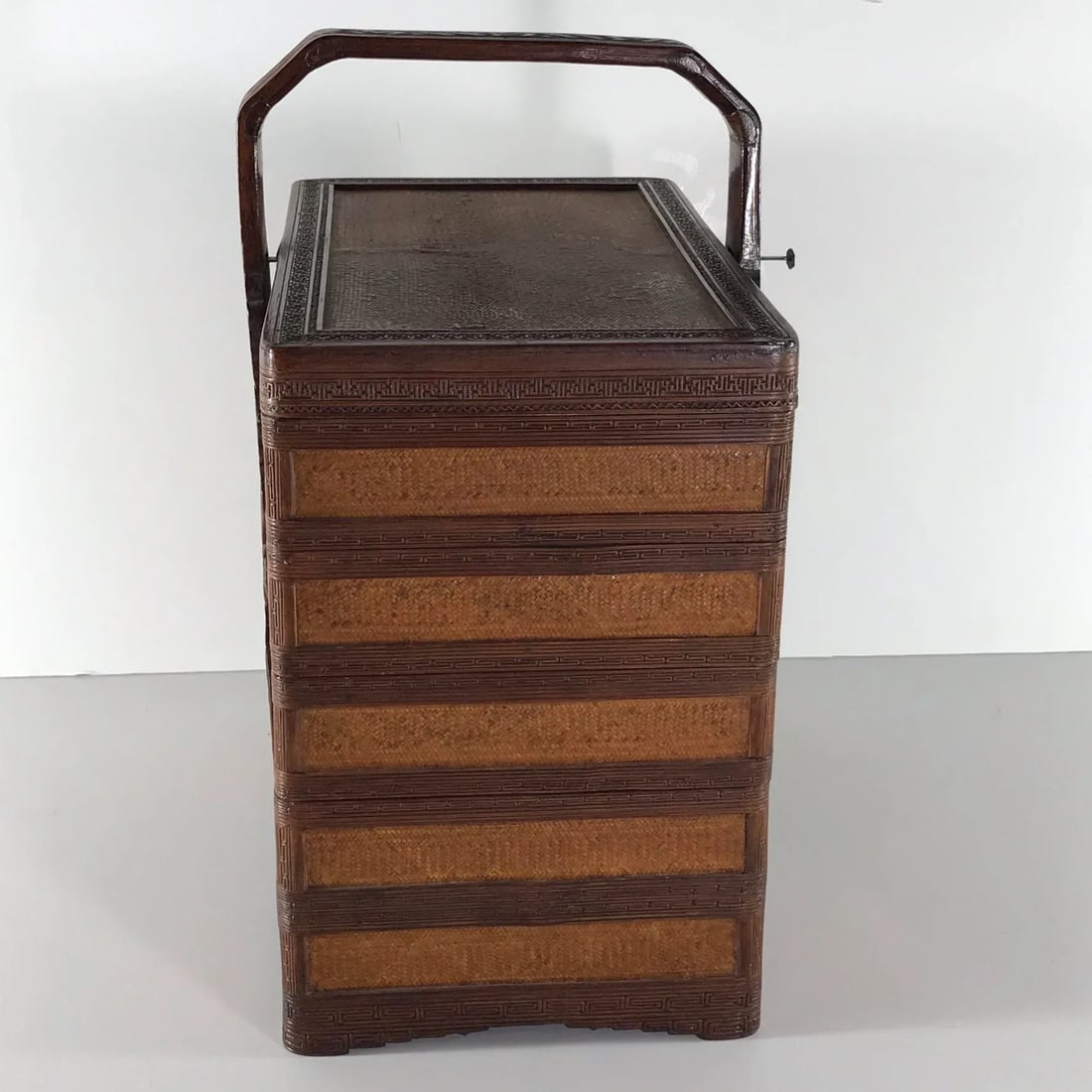 Antique Chinese Stacked Basket - 3