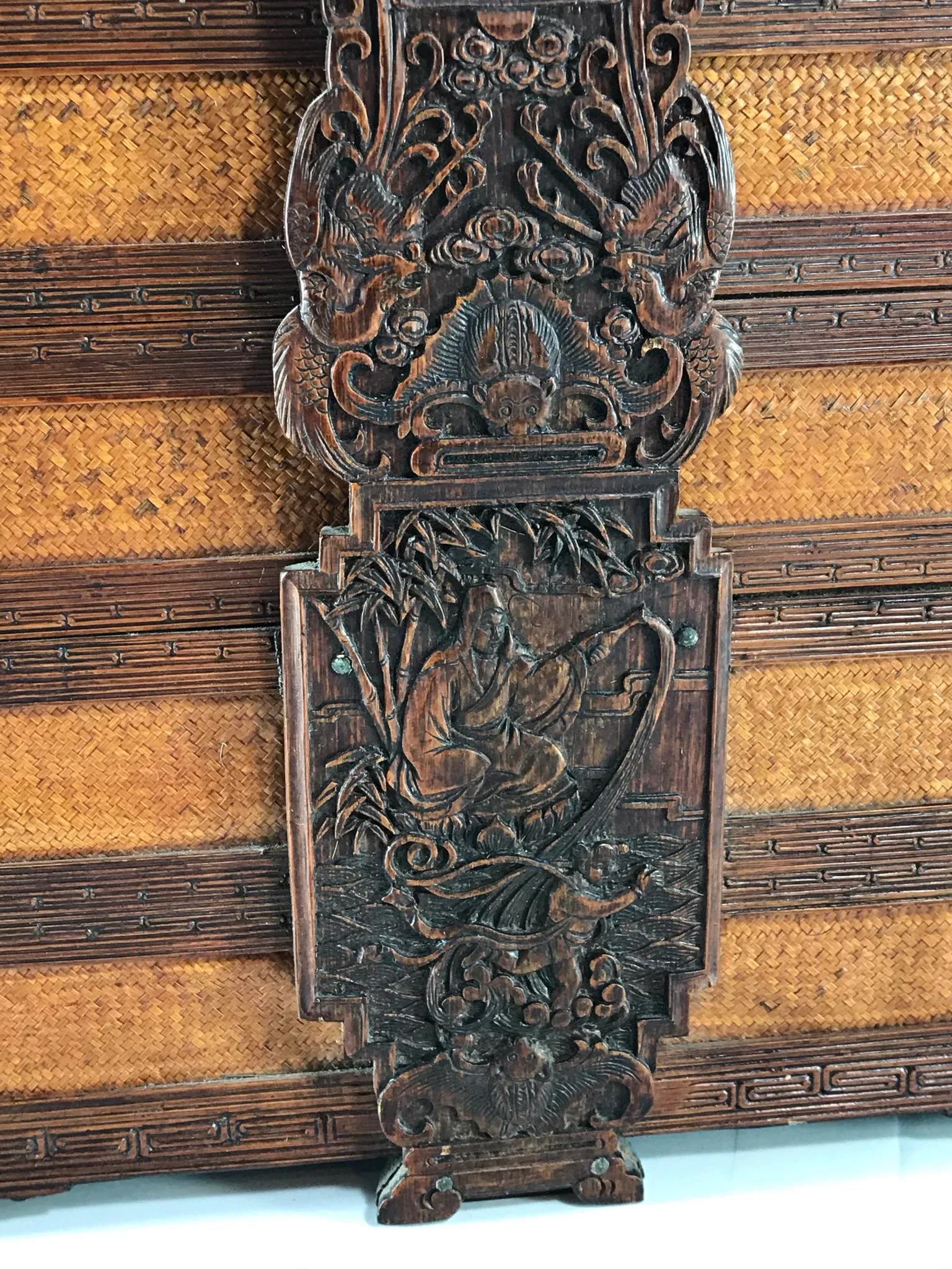 Antique Chinese Stacked Basket - 4