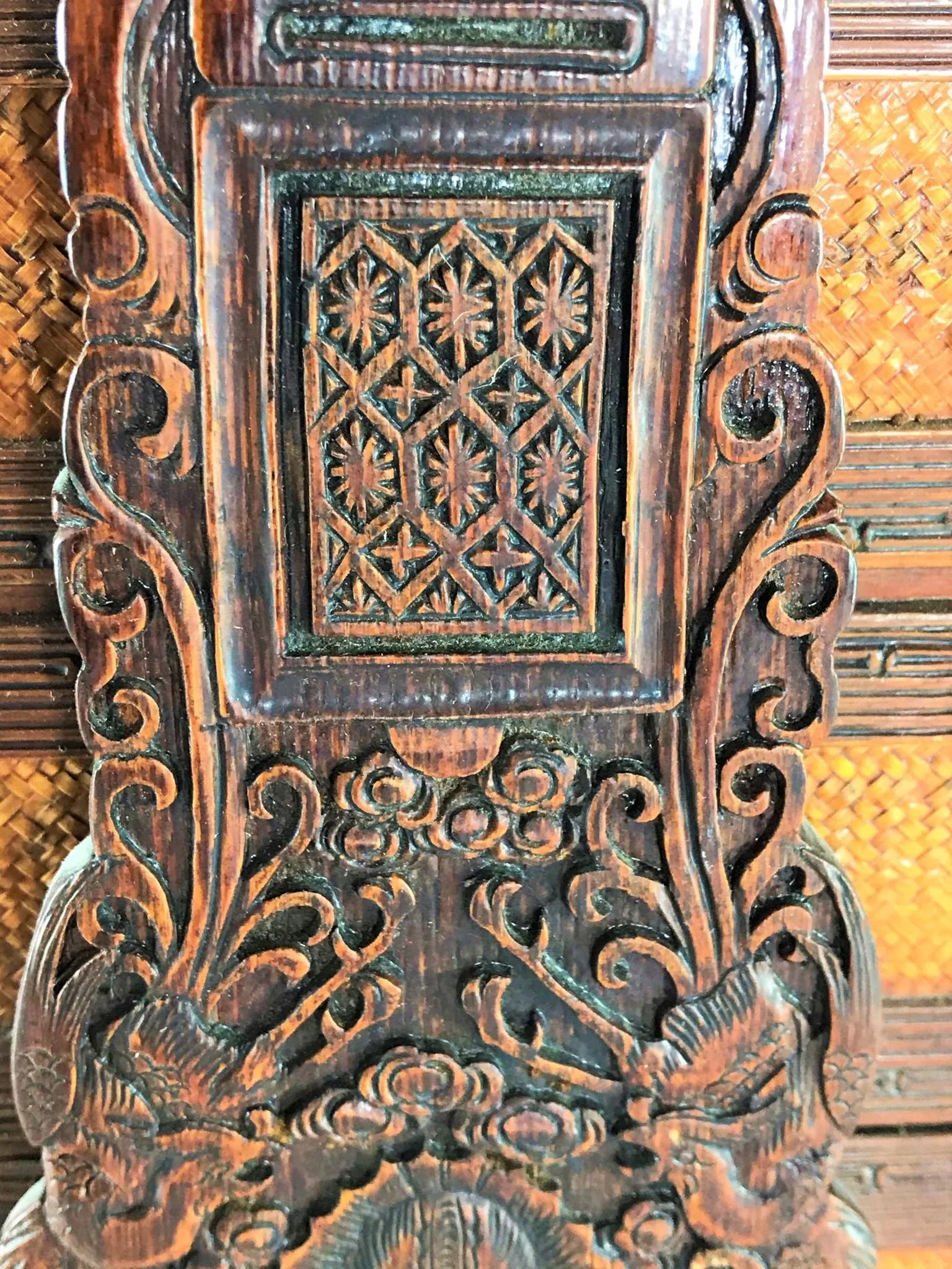Antique Chinese Stacked Basket - 6