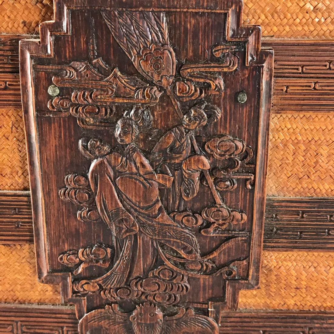 Antique Chinese Stacked Basket - 7