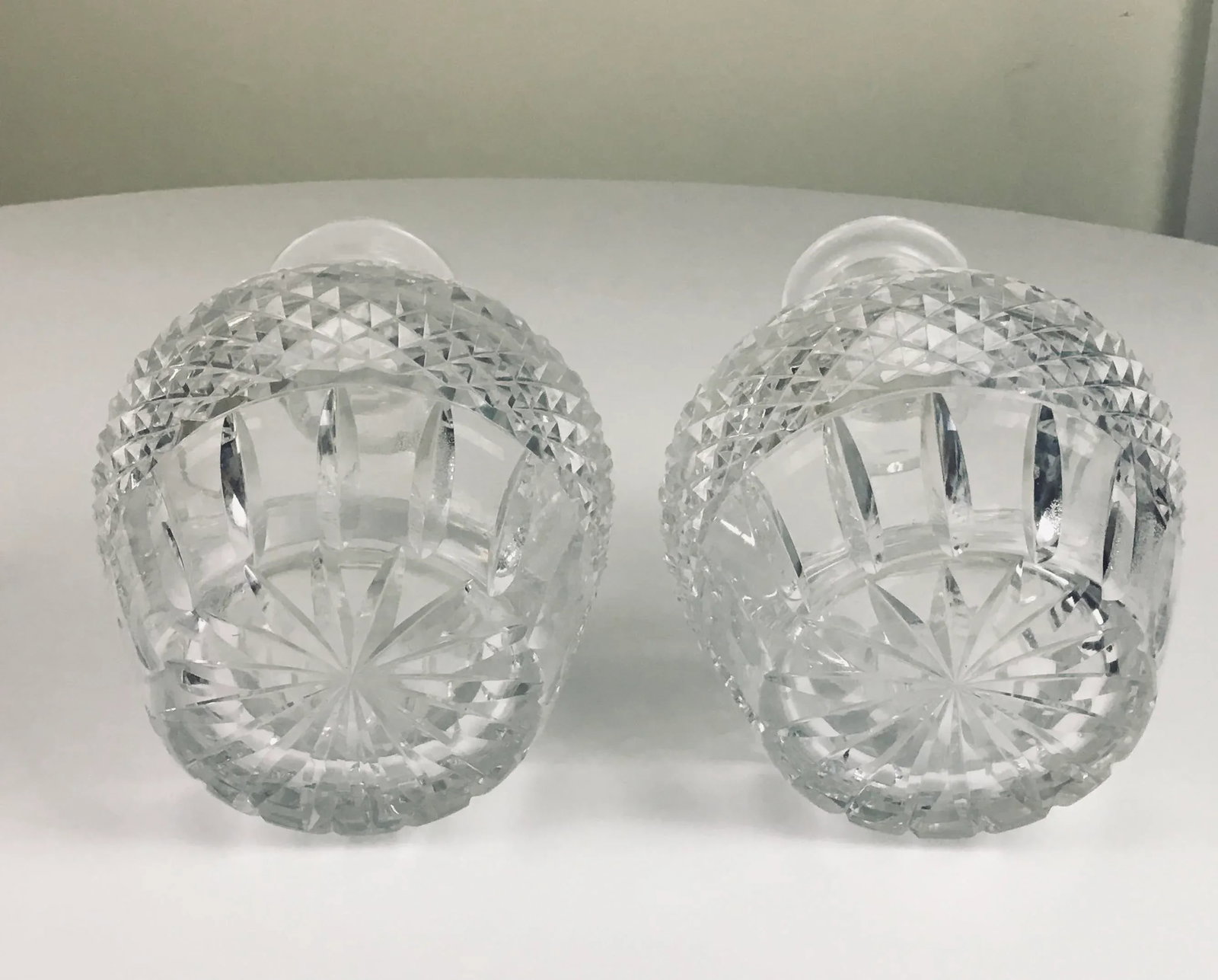 Georgian Cut Glass Decanters - Pair - 5