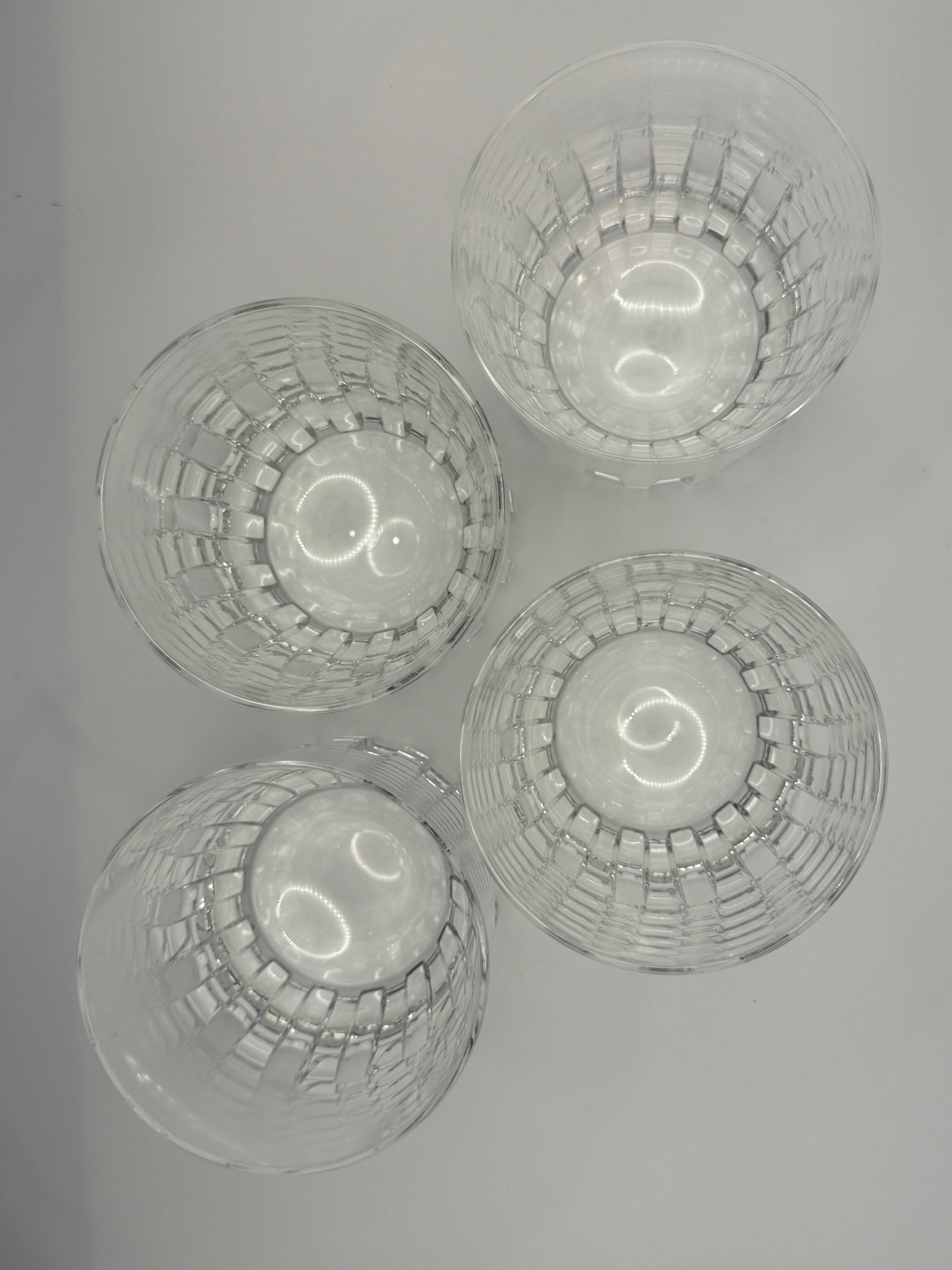 Vintage Set of Four Baccarat "Timber" Double Old Fashioned Glasses - 2