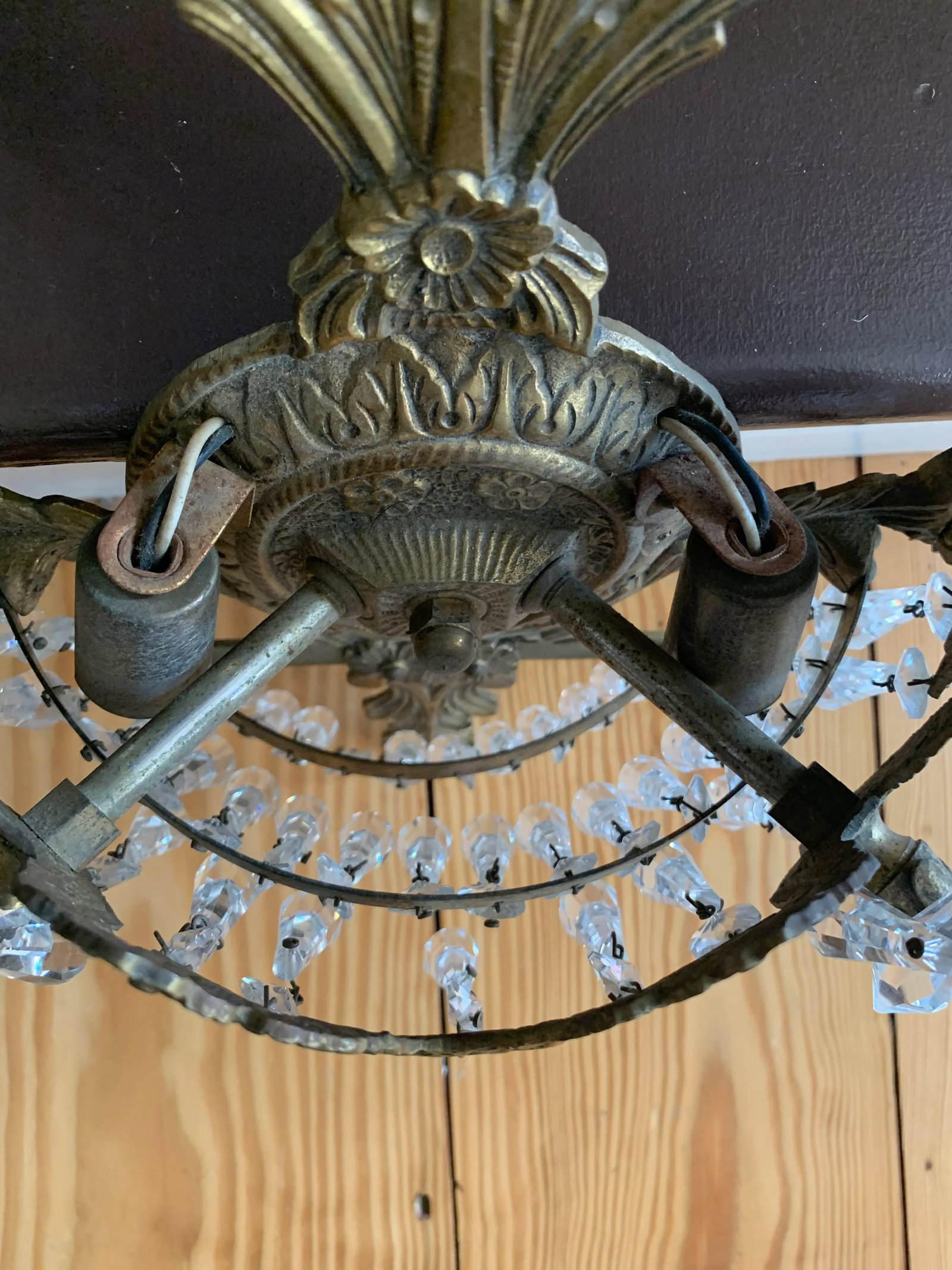 Early 20th Century French Art Deco Cut Crystal Sconces - a Pair - 12